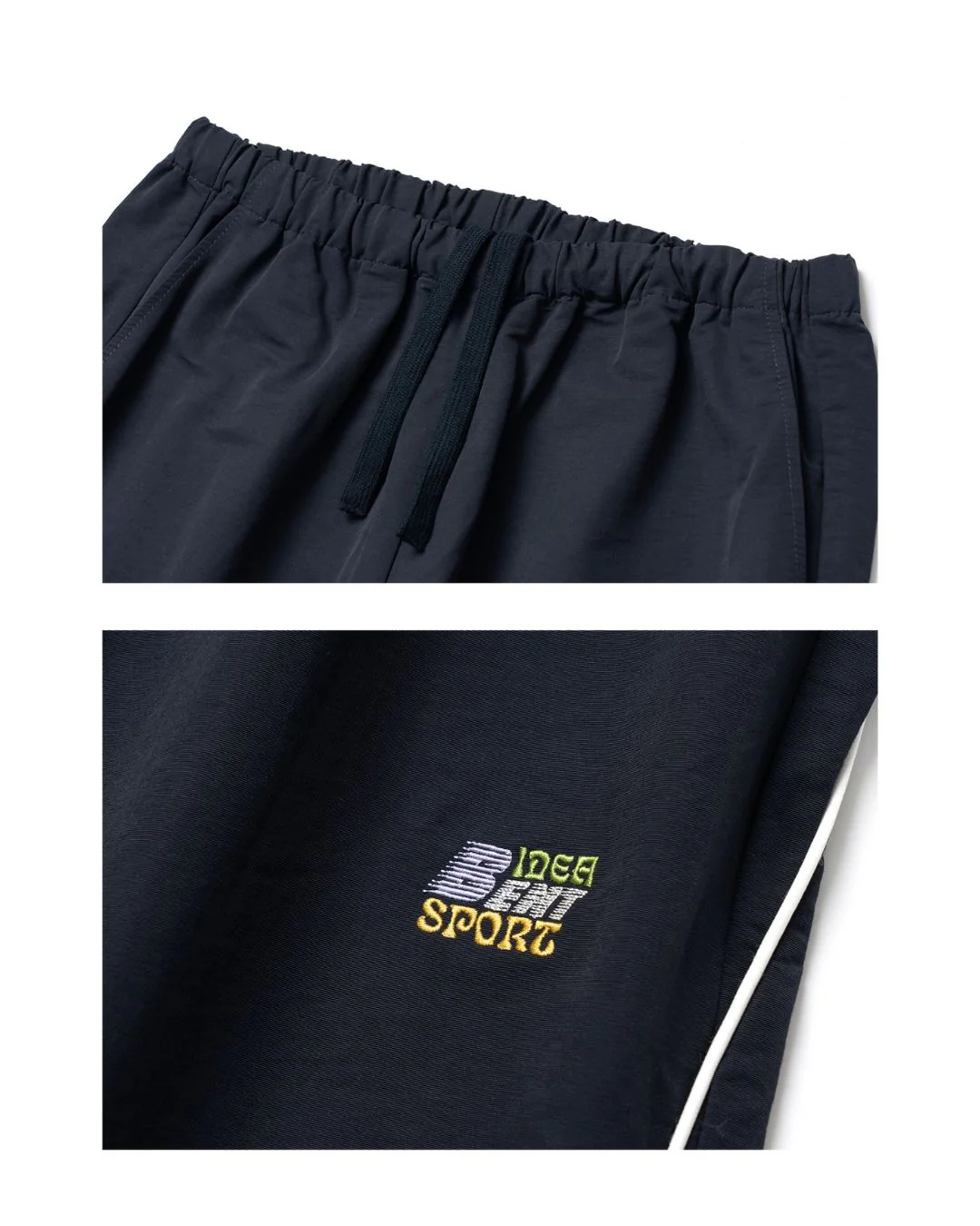Side Line Drawstring Wide Pants WP087