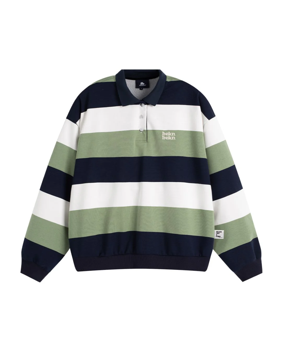 【10日以内お届け】Border Polo Sweatshirt LS101