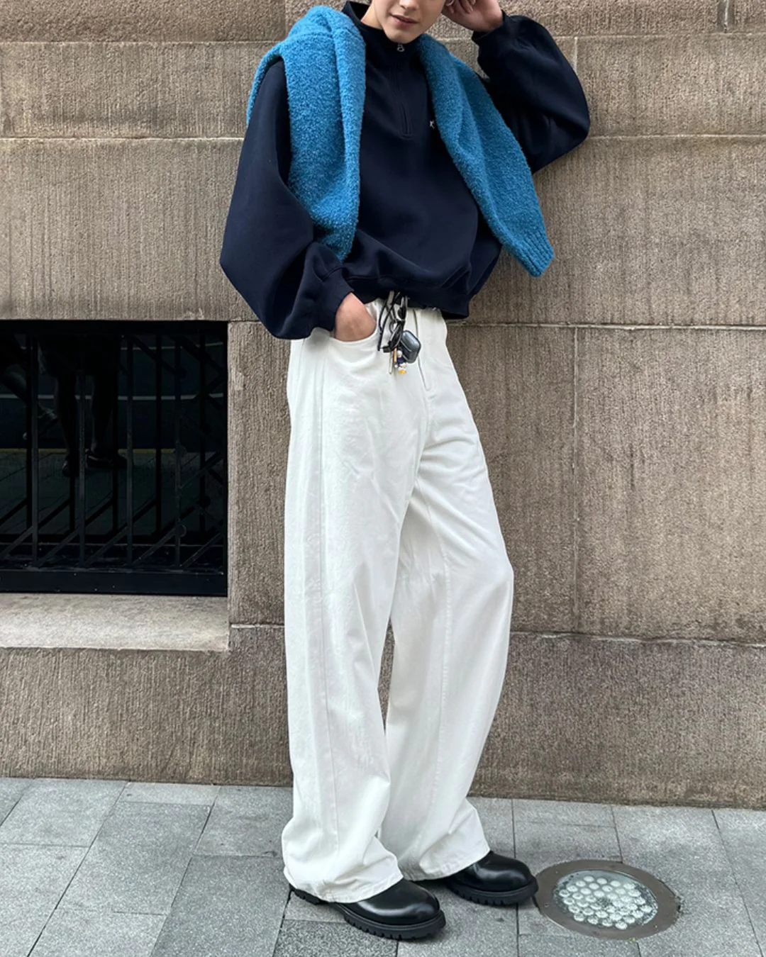 Half-Zip Sweat Pullover SW091