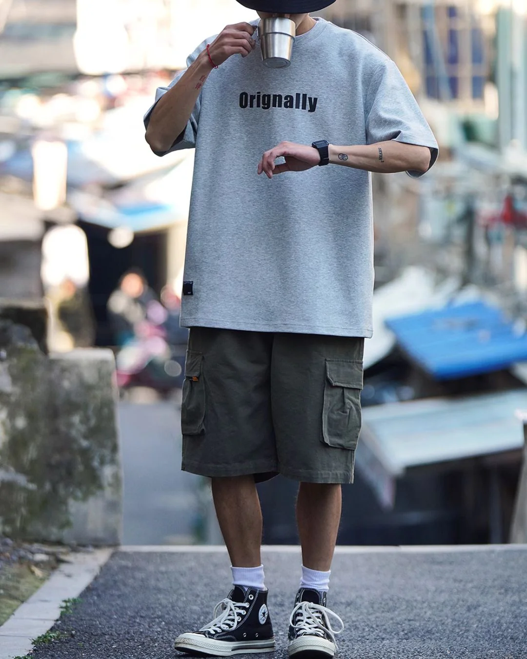 【セール】Heavy Weight Logo T-shirt ST070
