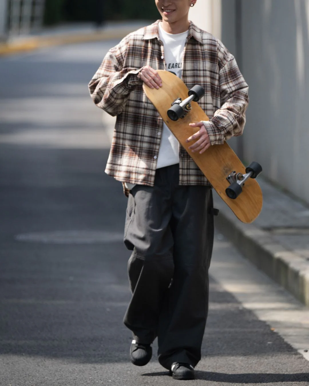 【10日以内お届け】Retro Mood Check Shirt LS081