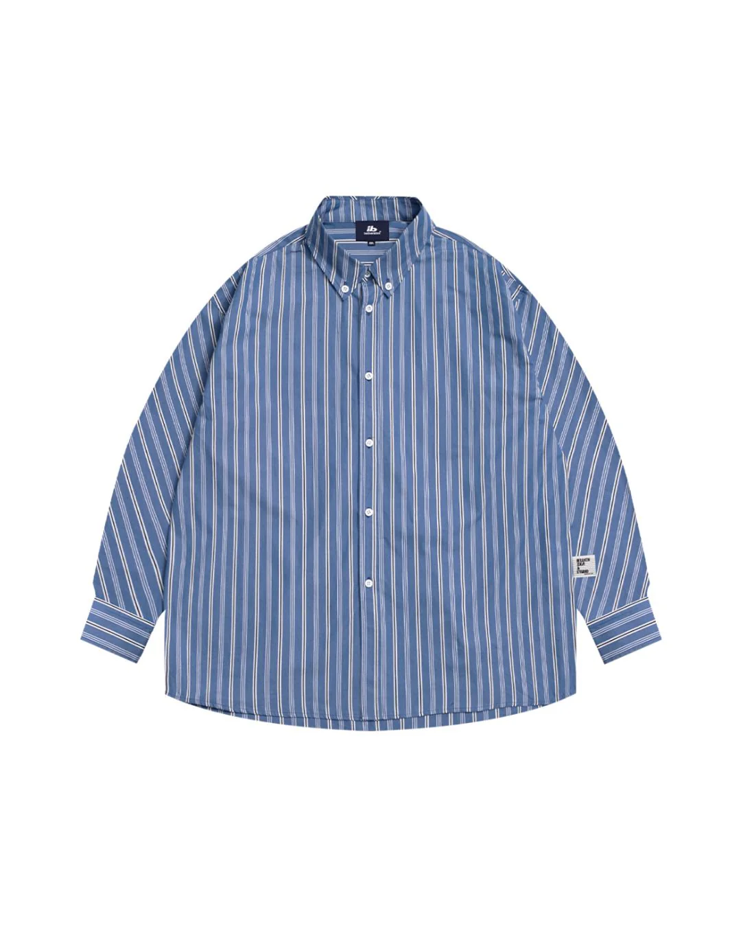 Contrast Casual Striped Shirt LS091