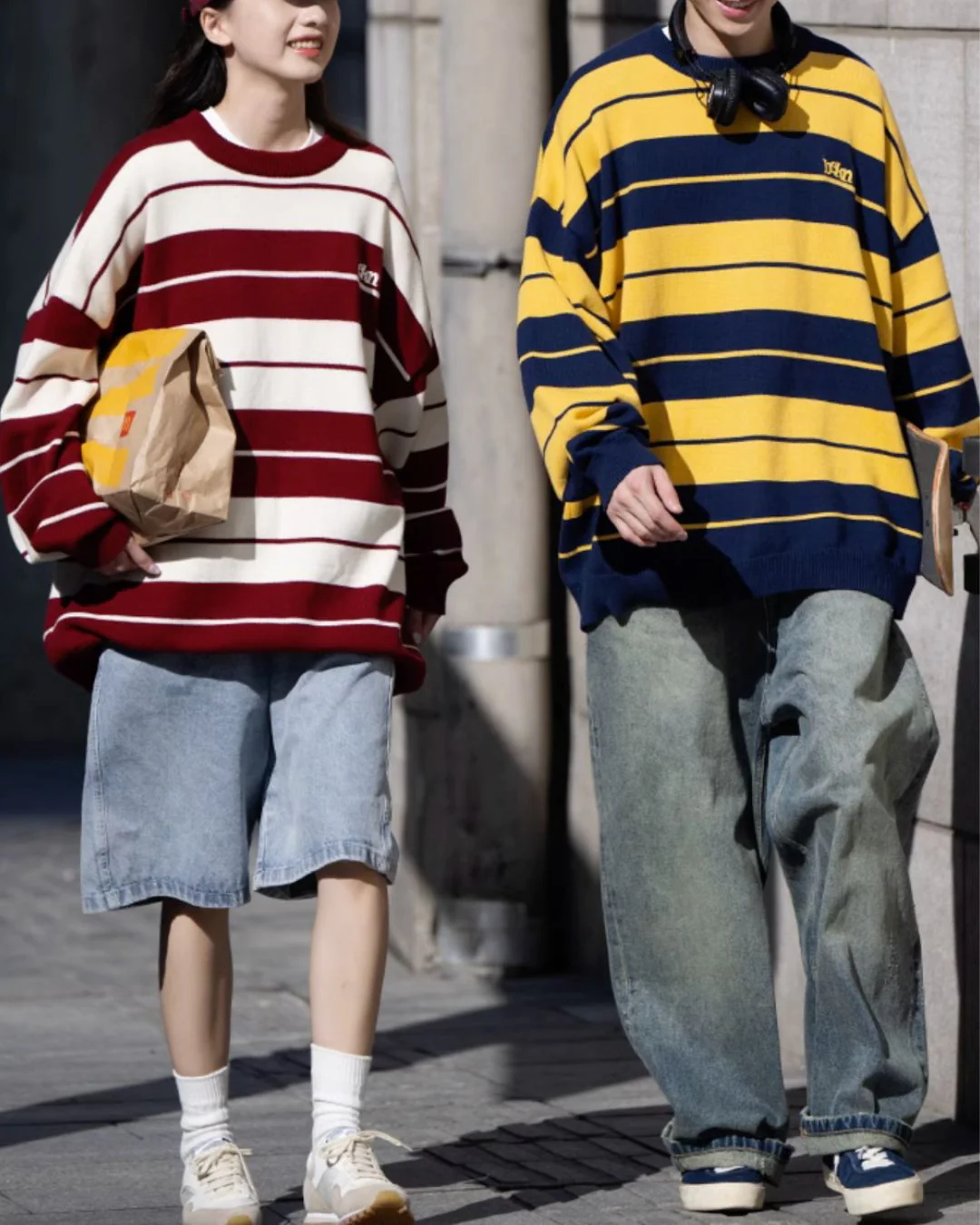 【10日以内お届け】Retro Border Sweat SW038