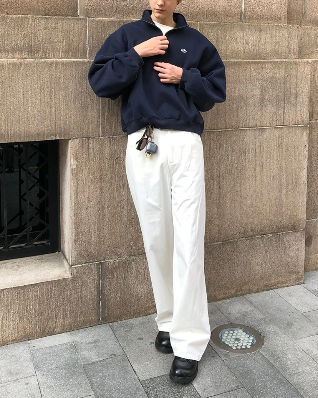 Half-Zip Sweat Pullover SW091