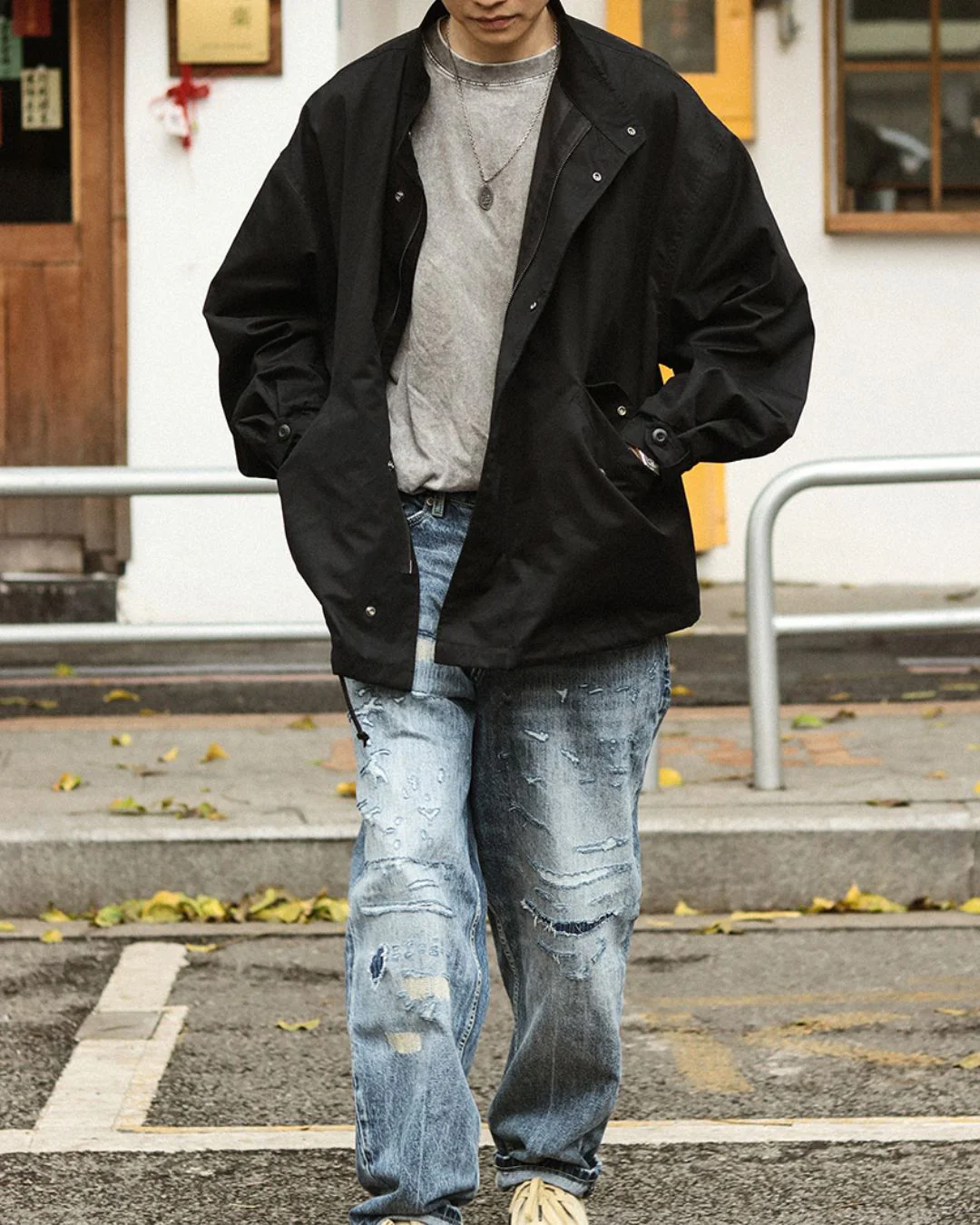 Windproof Stand Work Jacket JK212