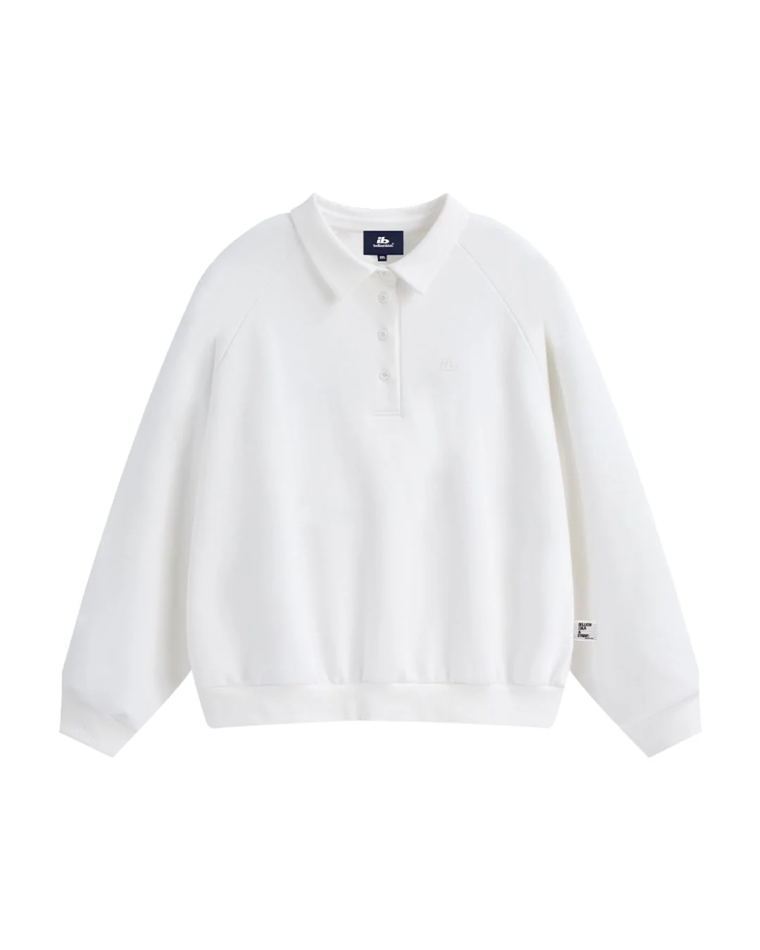 Relaxed Polo Sweatshirt LS098