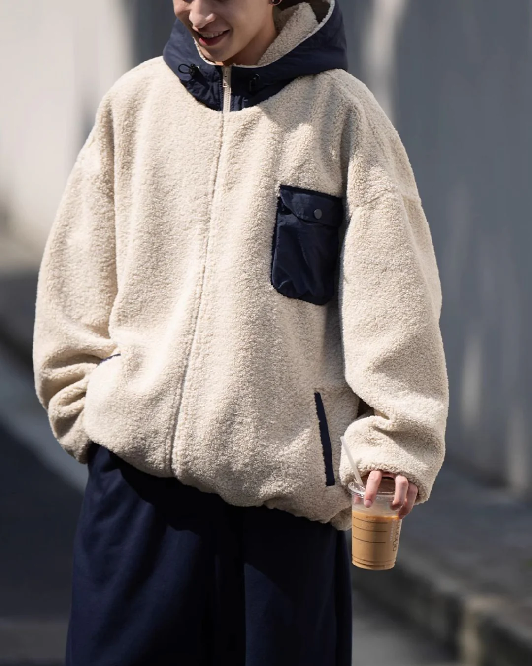 【10日以内お届け】Hooded Wool Jacket JK110
