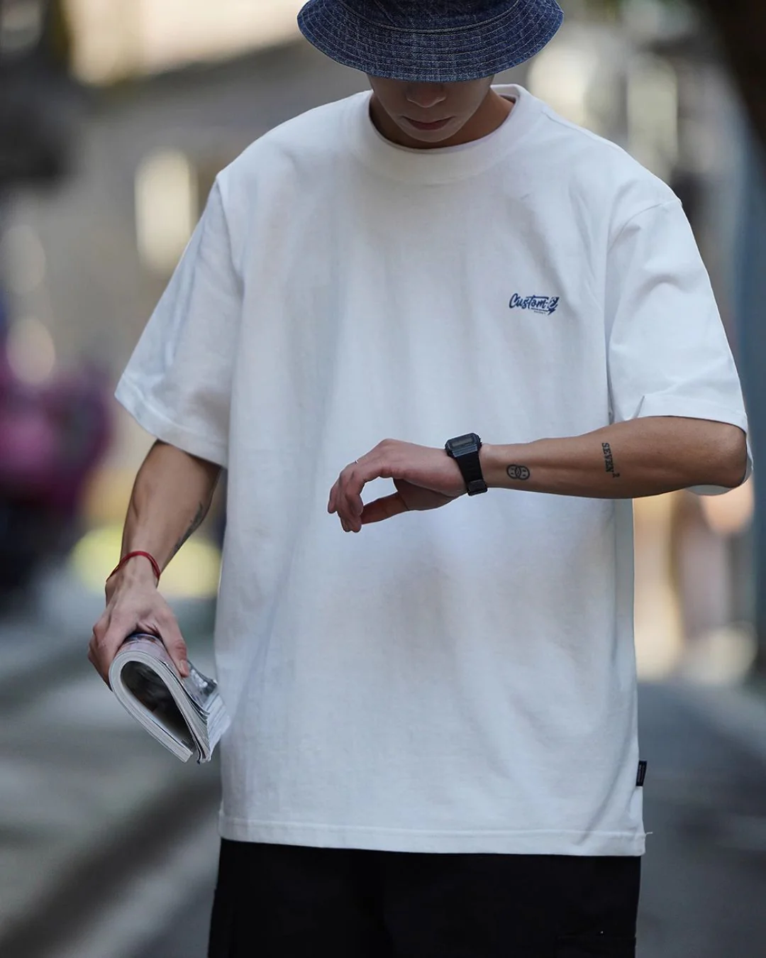 【セール】Back Logo T-shirt ST068