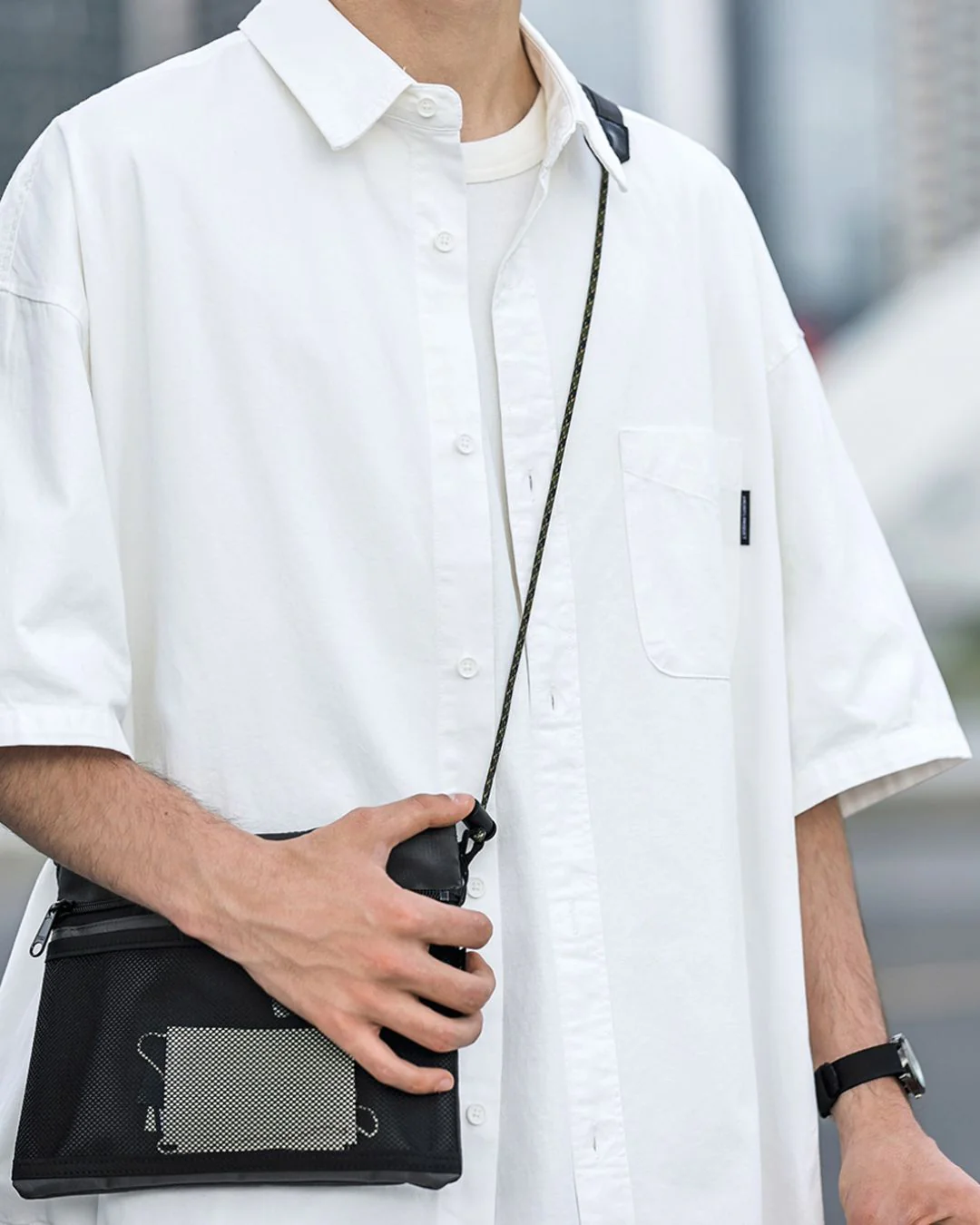 Plain Cotton Relaxed Shirt SS069