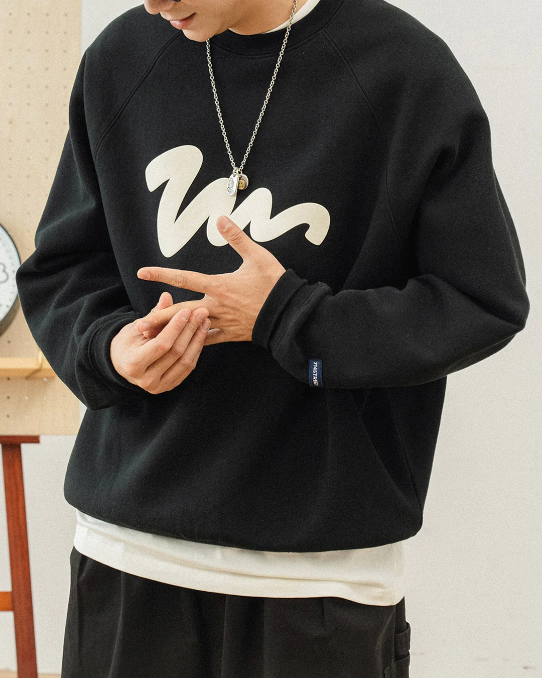 【10日以内お届け】Painted Logo Sweat SW008