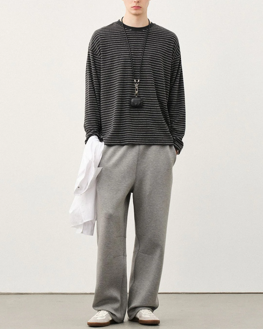 Terry Cloth Border T-shirt LT069