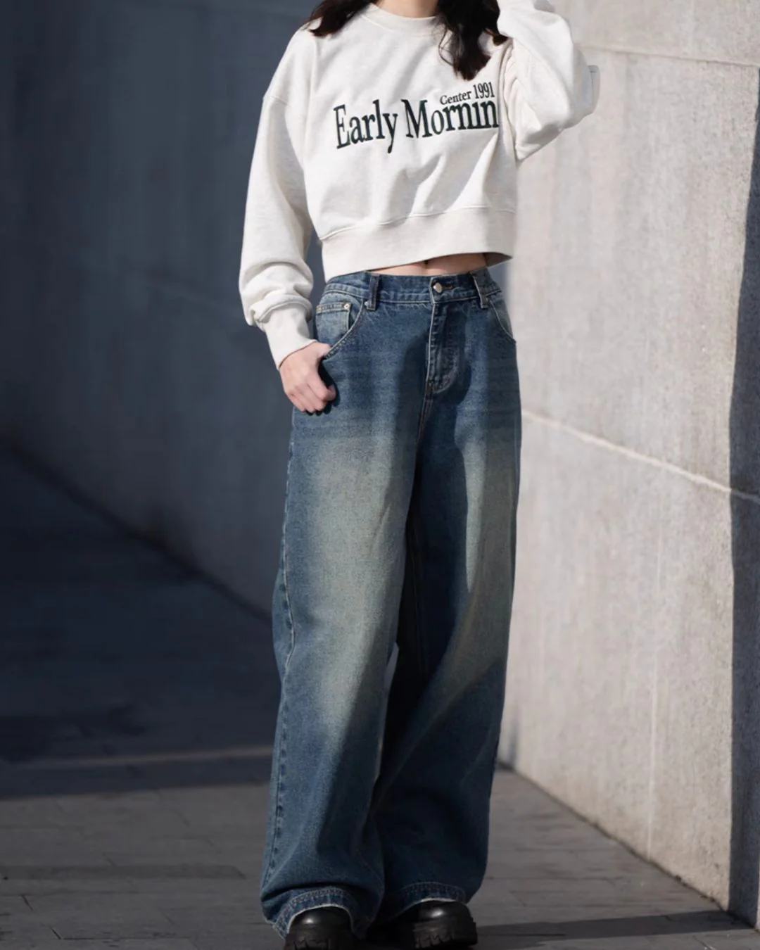 Heavy Washed Jeans DP029