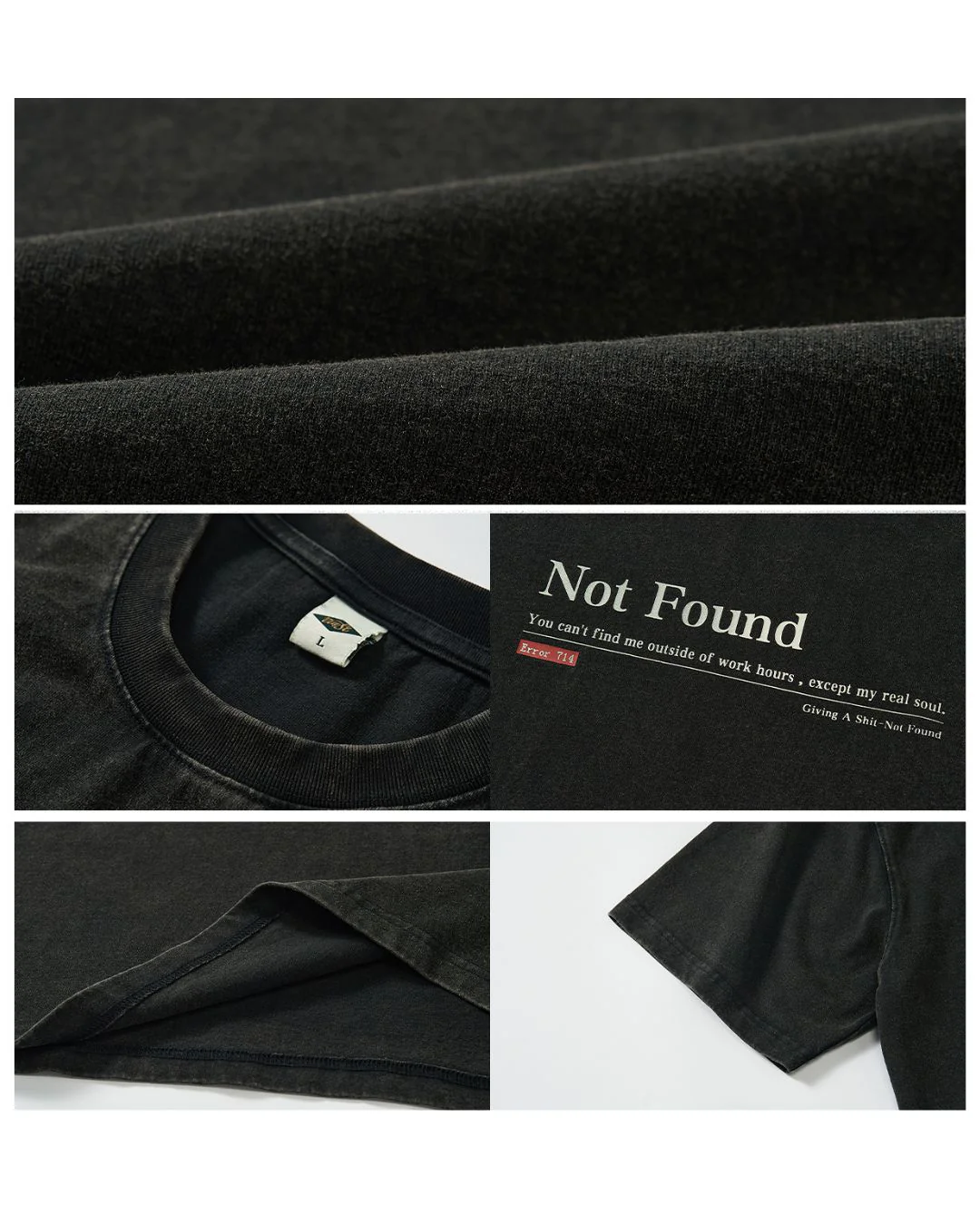 Washed Print T-shirt ST152