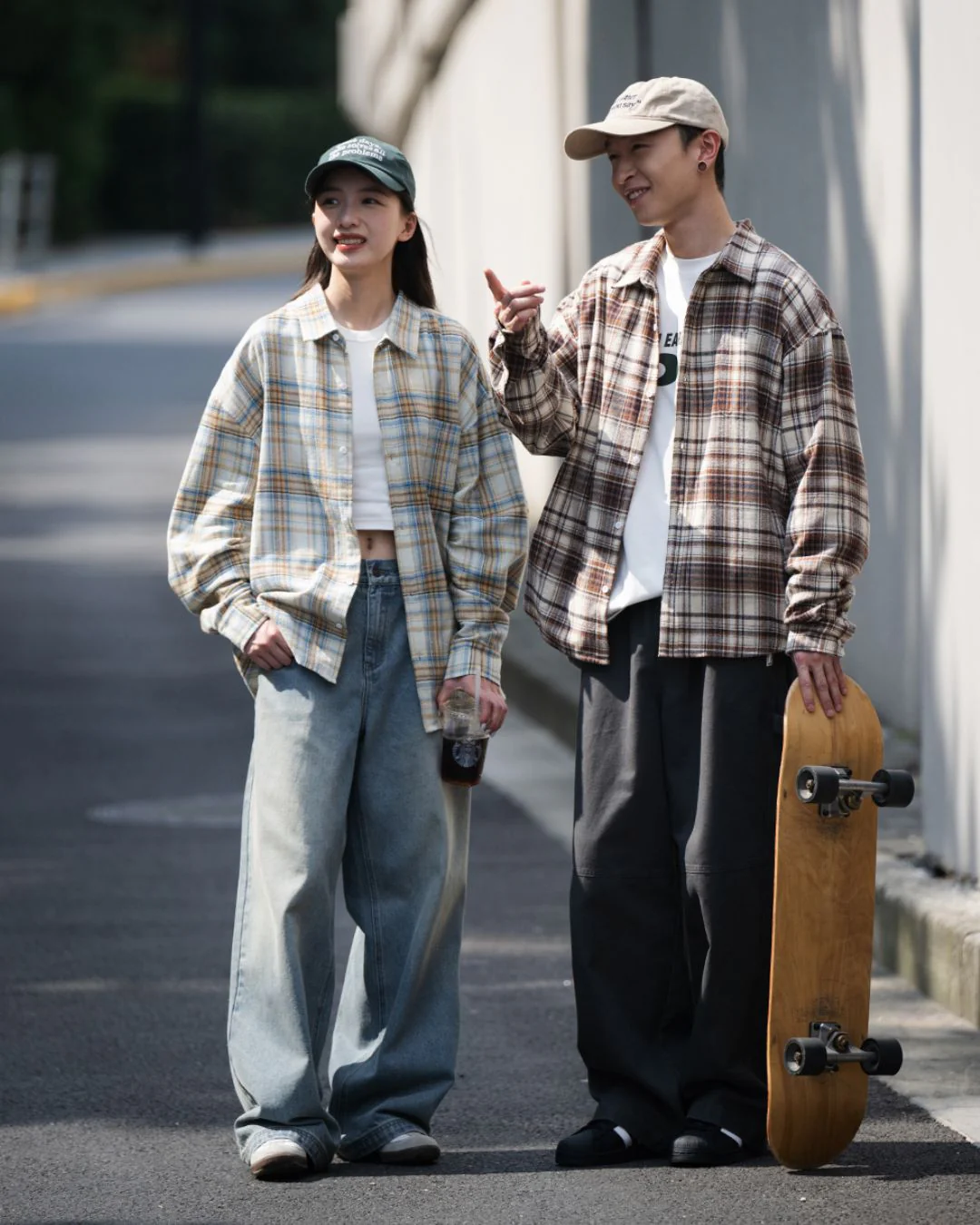 【10日以内お届け】Retro Mood Check Shirt LS081