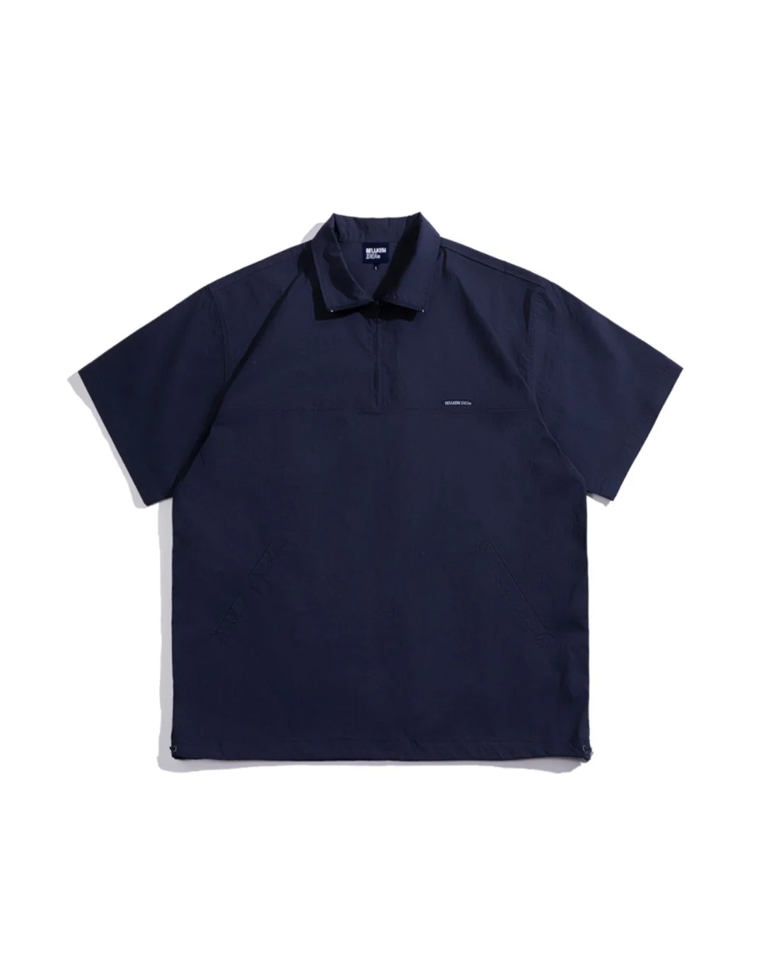 【セール】Half-zip Drawstring Shirt SS066