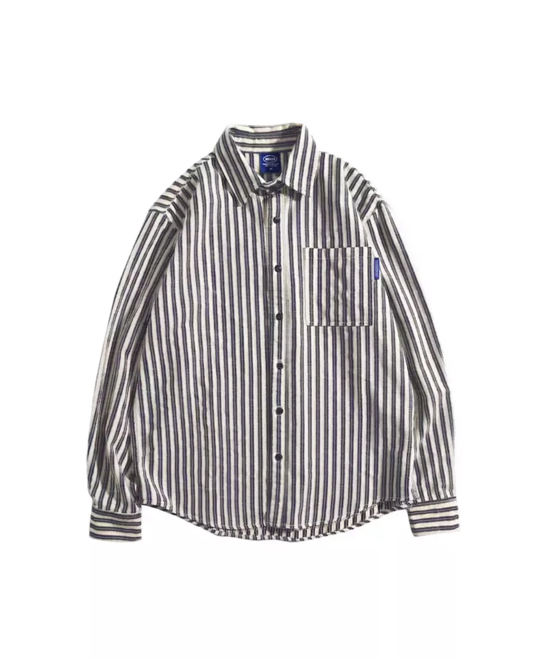 【10日以内お届け】Stripe Loose shirt LS001