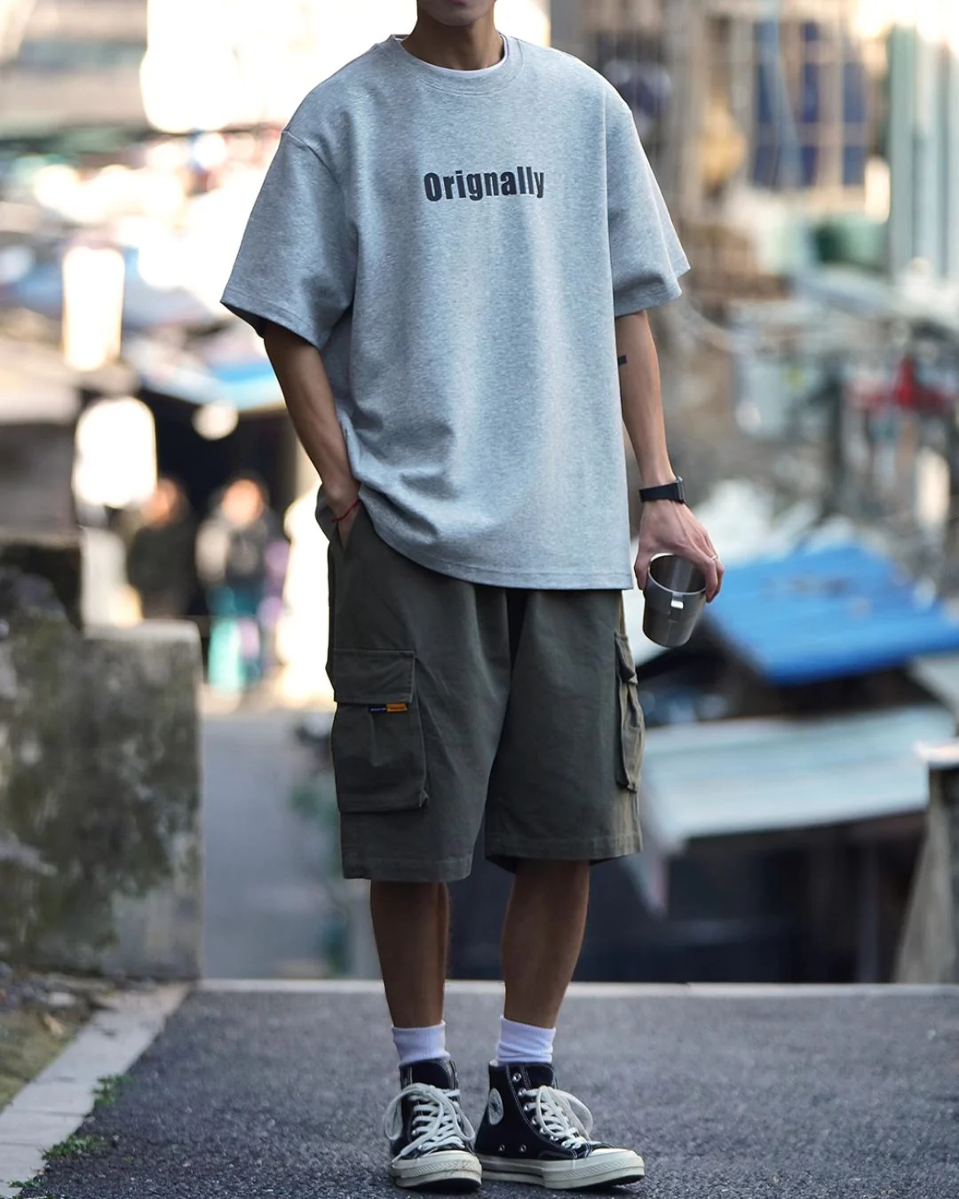 【セール】Heavy Weight Logo T-shirt ST070