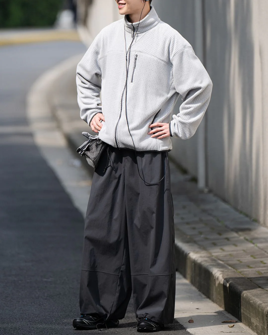 Nylon Drawstring Pants WP089