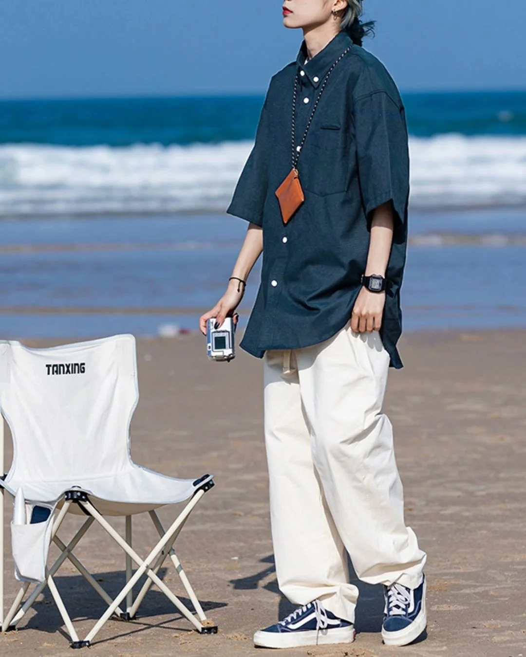 Button-Down Short Sleeve Shirt SS013