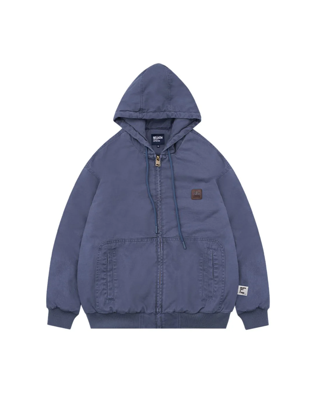 Washed Cotton Hooded Jacket JK196
