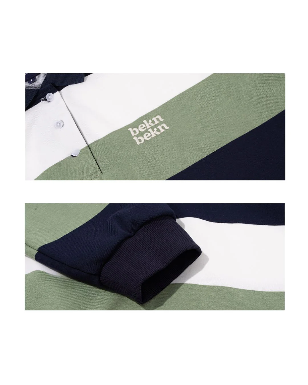 【10日以内お届け】Border Polo Sweatshirt LS101
