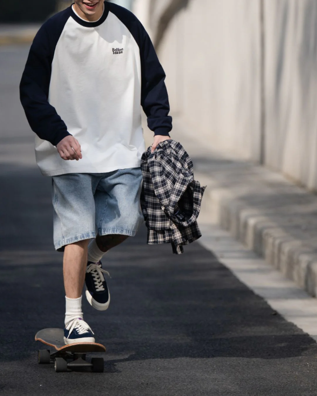 【10日以内お届け】Cotton Raglan T-shirt LT015