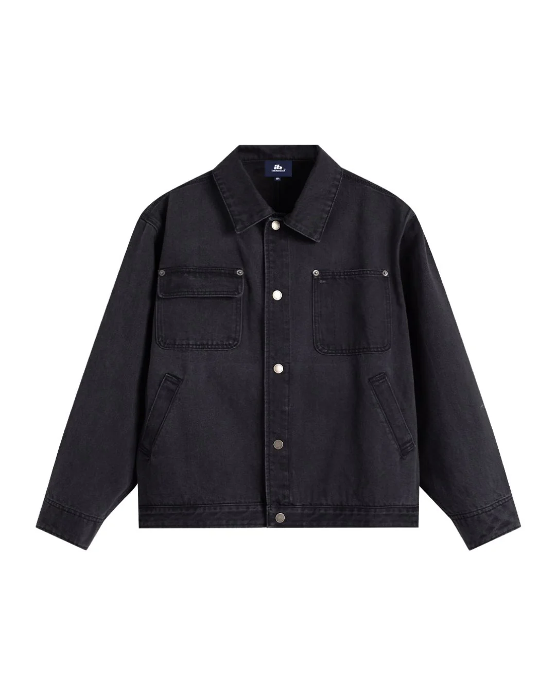 Washed Black Work Jacket JK235