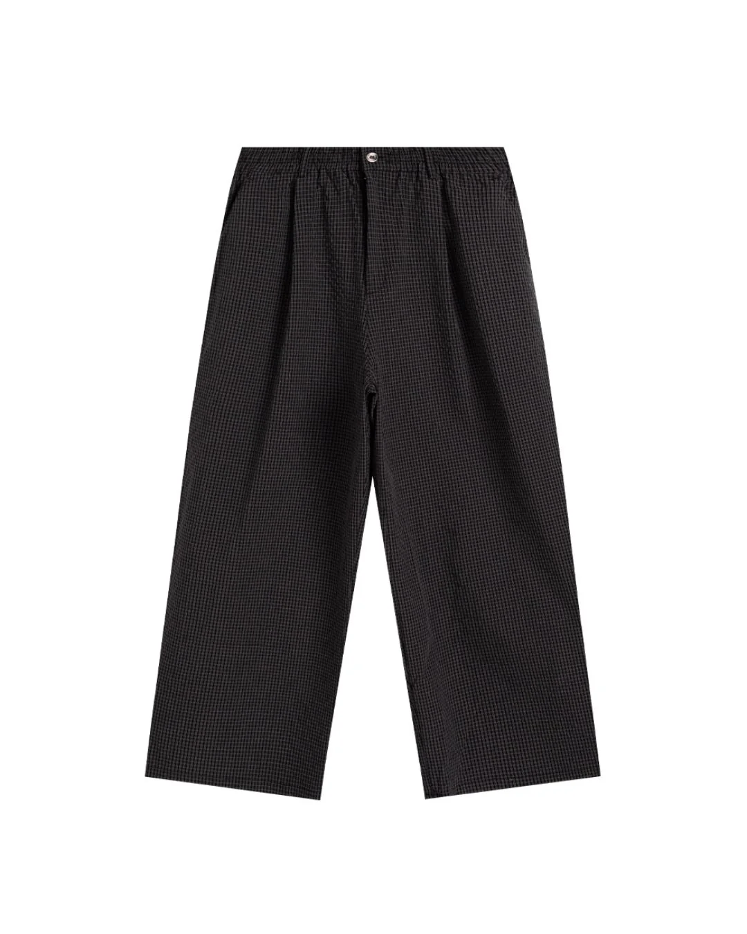 Tuck Wide Check Pants WP083