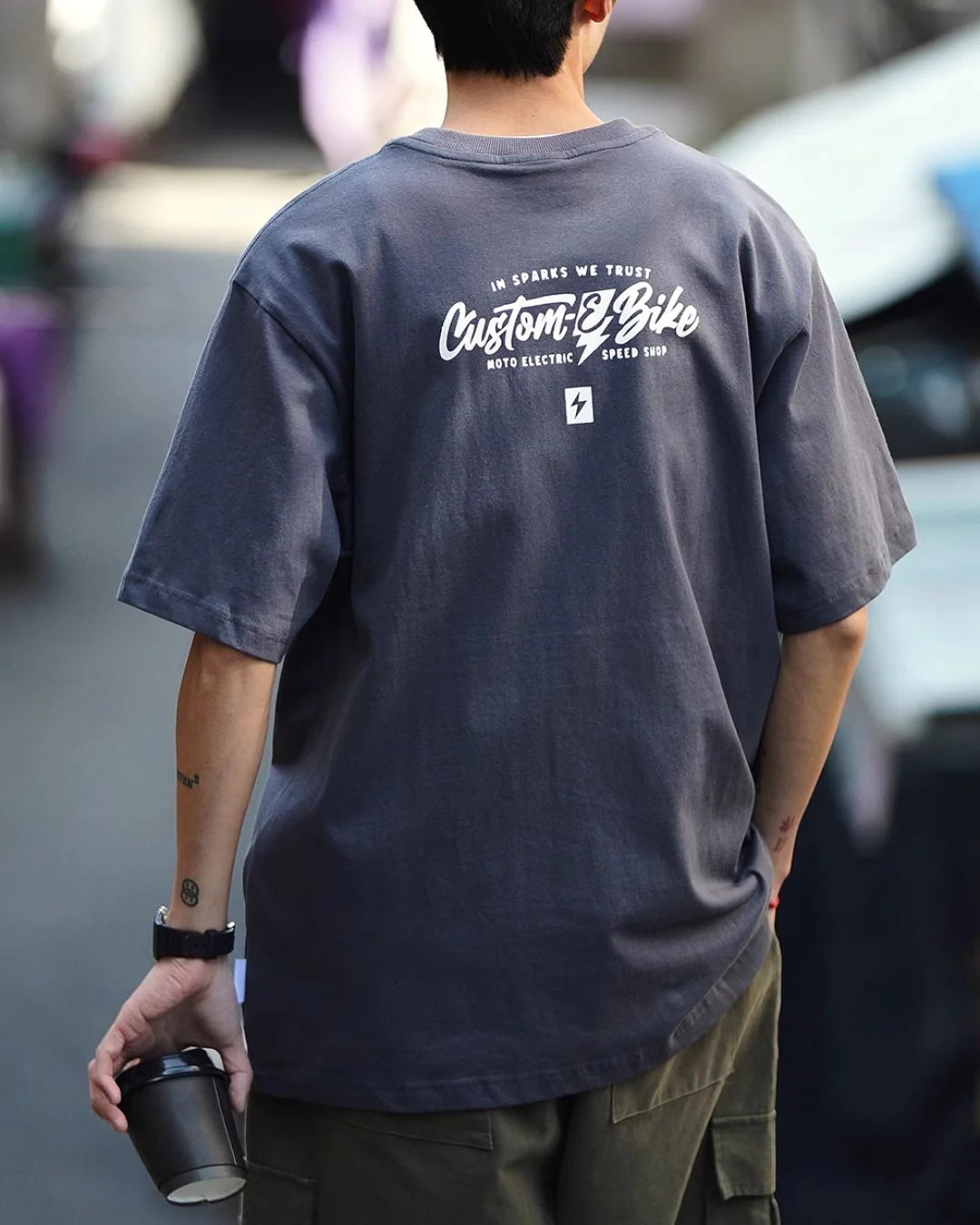 【セール】Back Logo T-shirt ST068