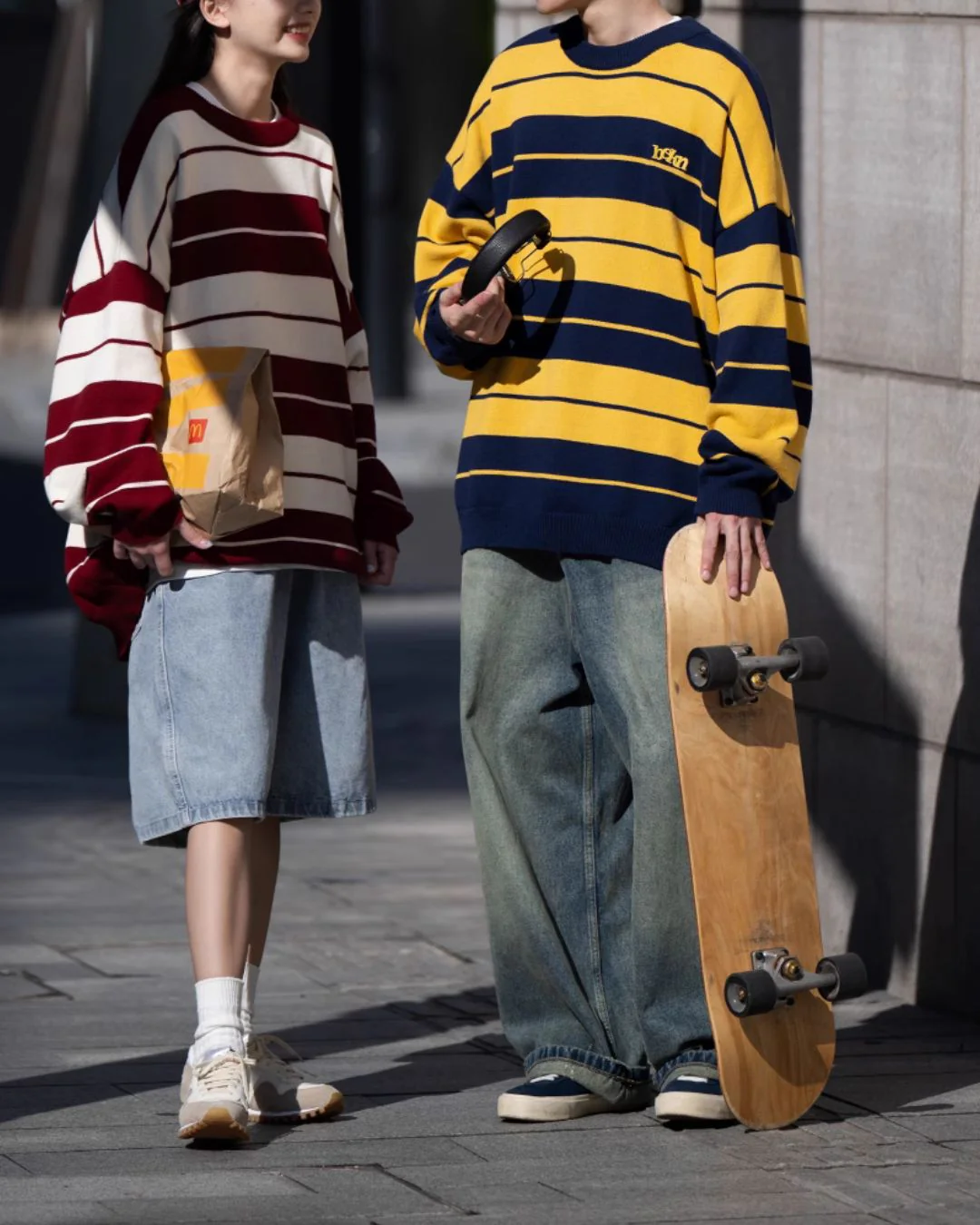 【10日以内お届け】Retro Border Sweat SW038