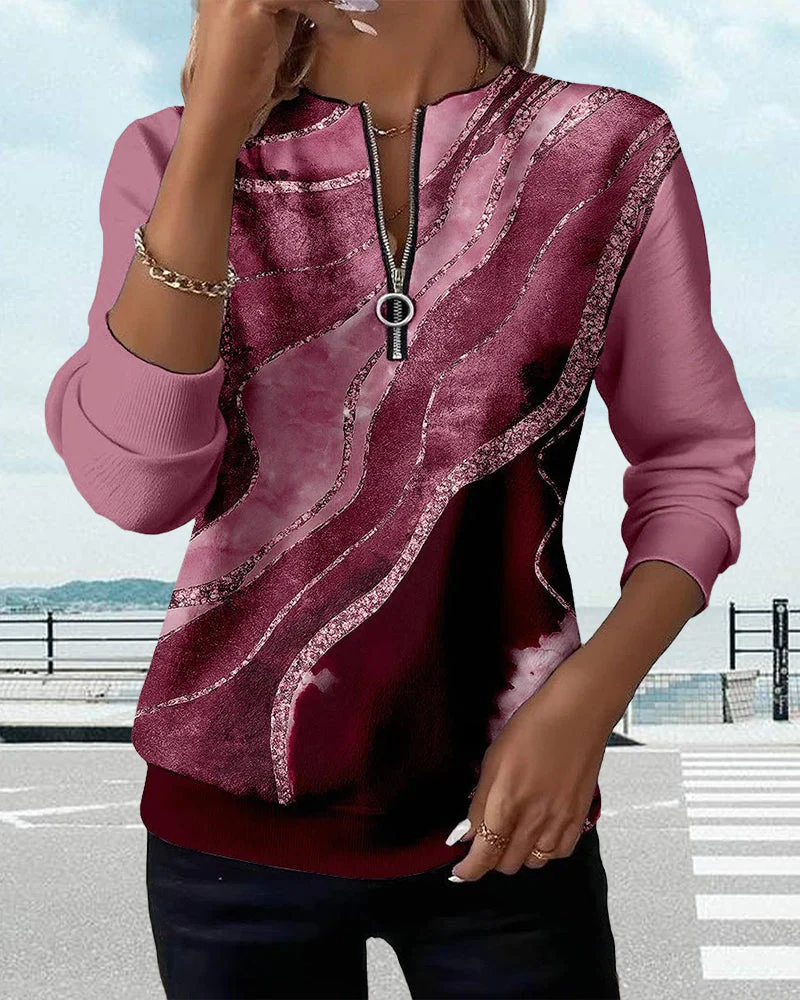 Brooke - スタイリッシュカジュアルスウェットシャツ