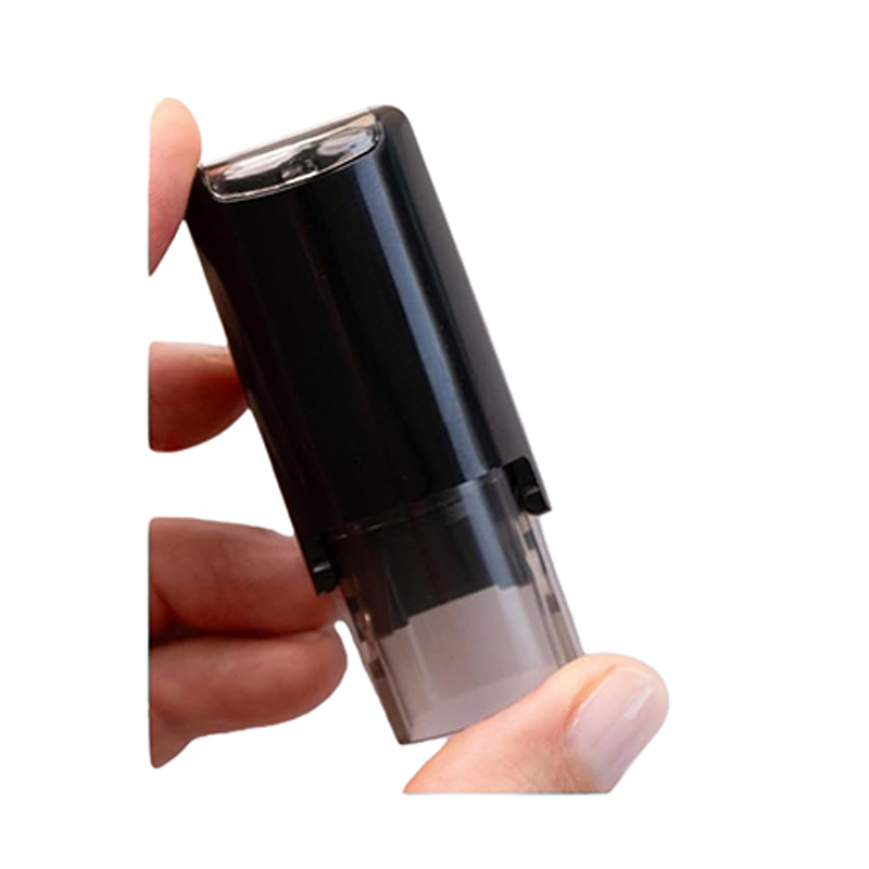 Round Teacher Stamp - Solid Star -RED Ink