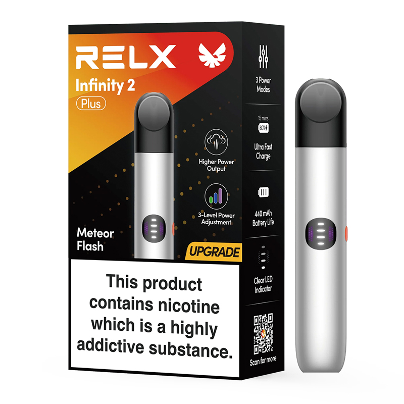 RELX Vape Infinity 2 Plus Device - Silver