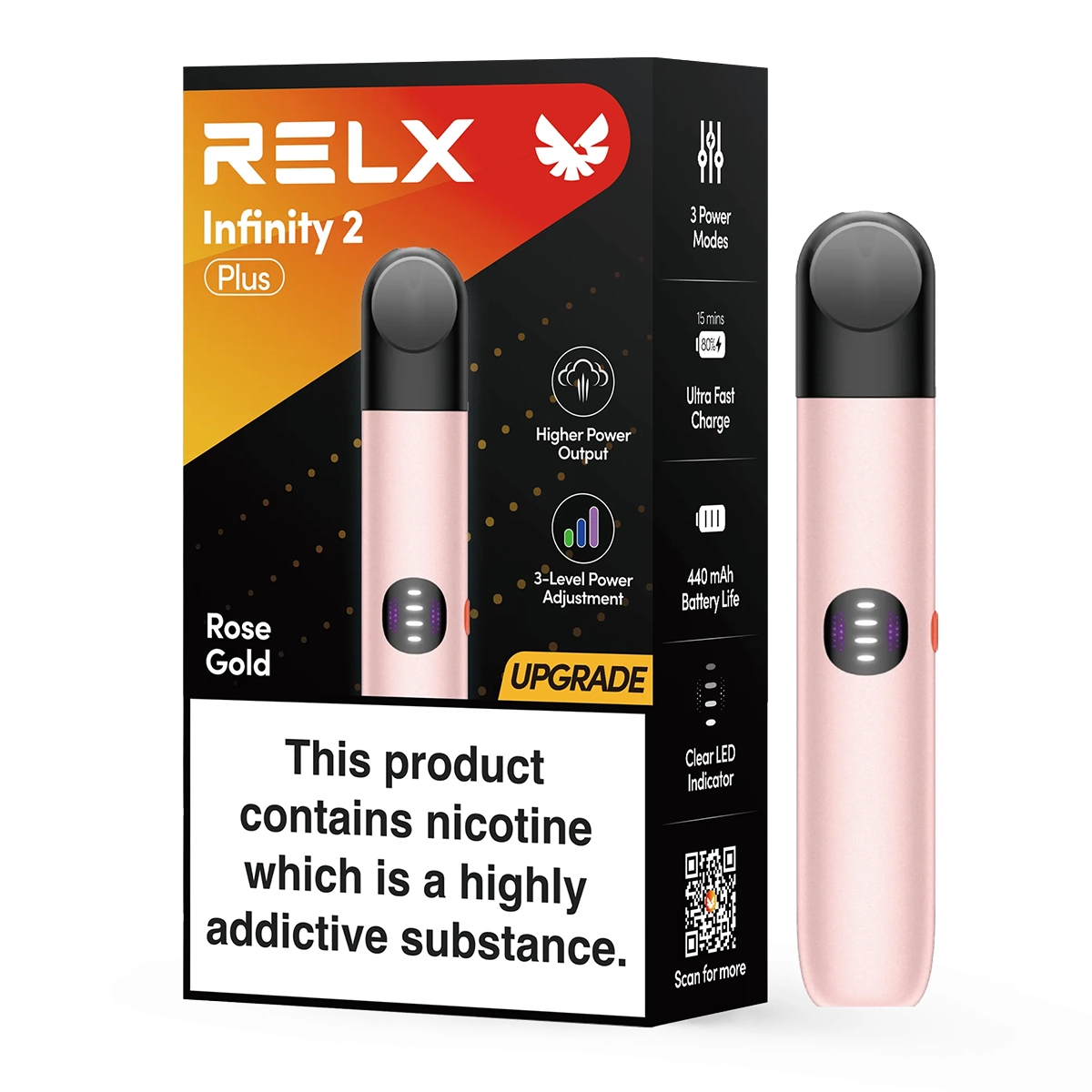 RELX Vape Infinity 2 Plus Device - Pink