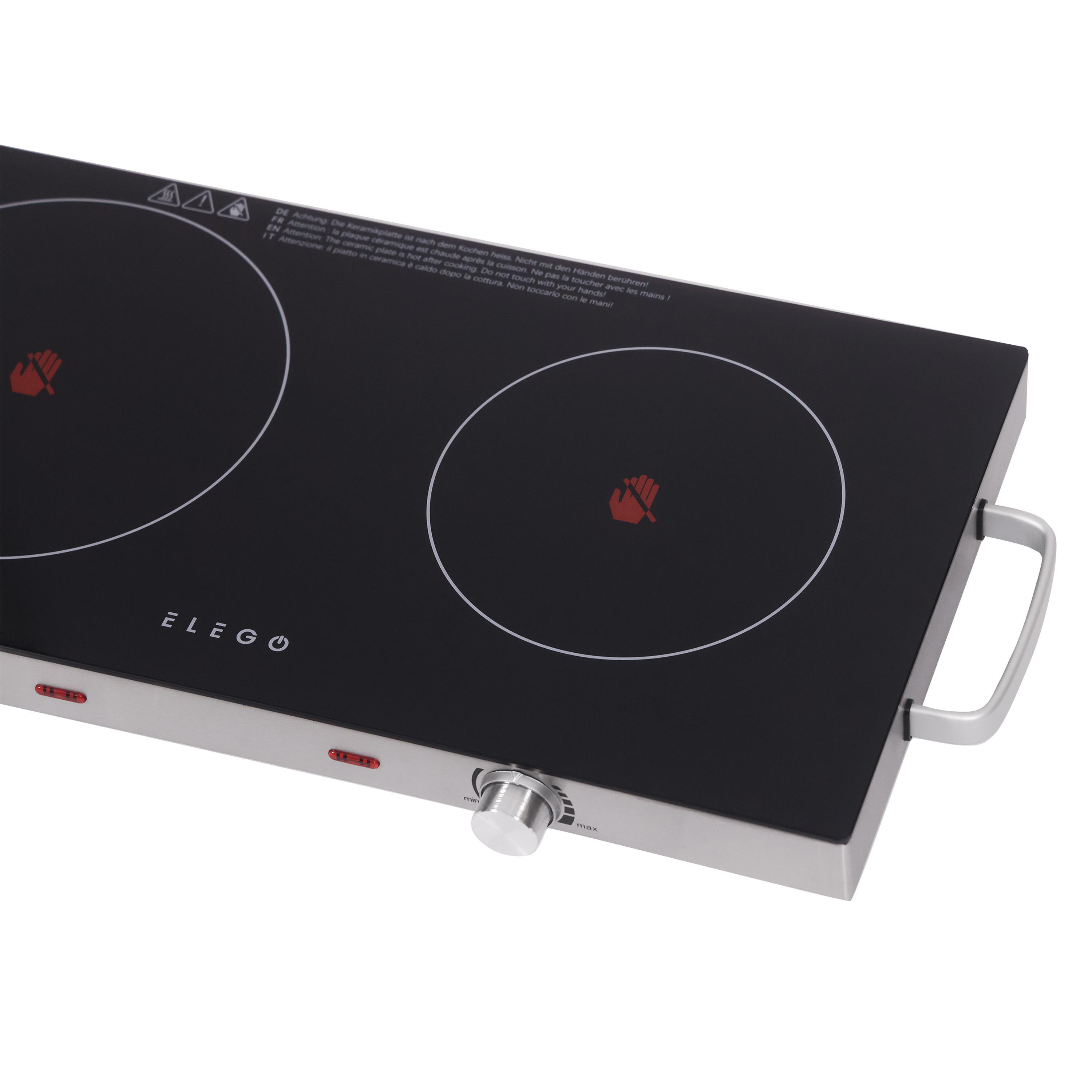 Kochplatte infrarot 2er Kochfeld 2800W