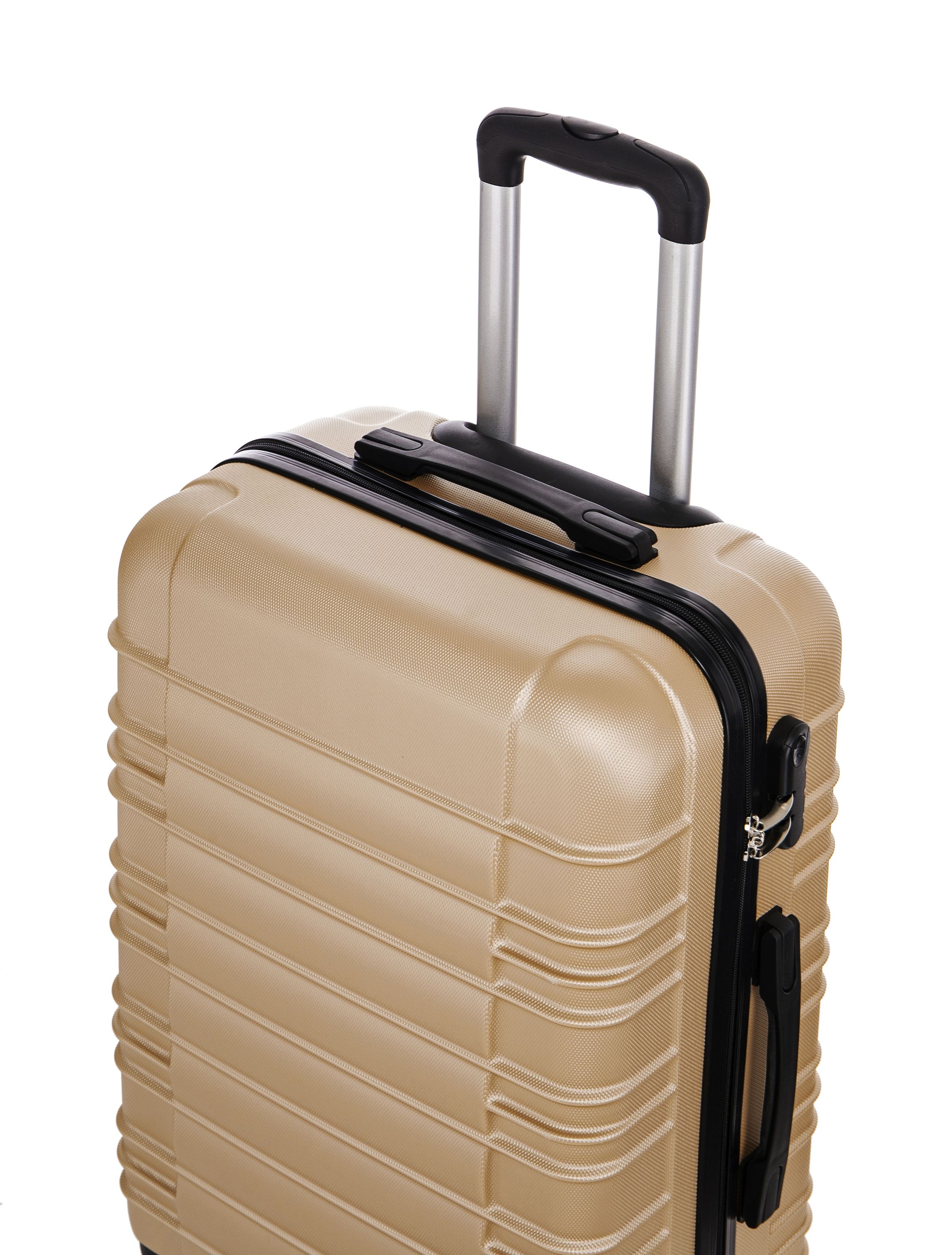 Reisekoffer Hartschalenkoffer AVA 5er Set champagner