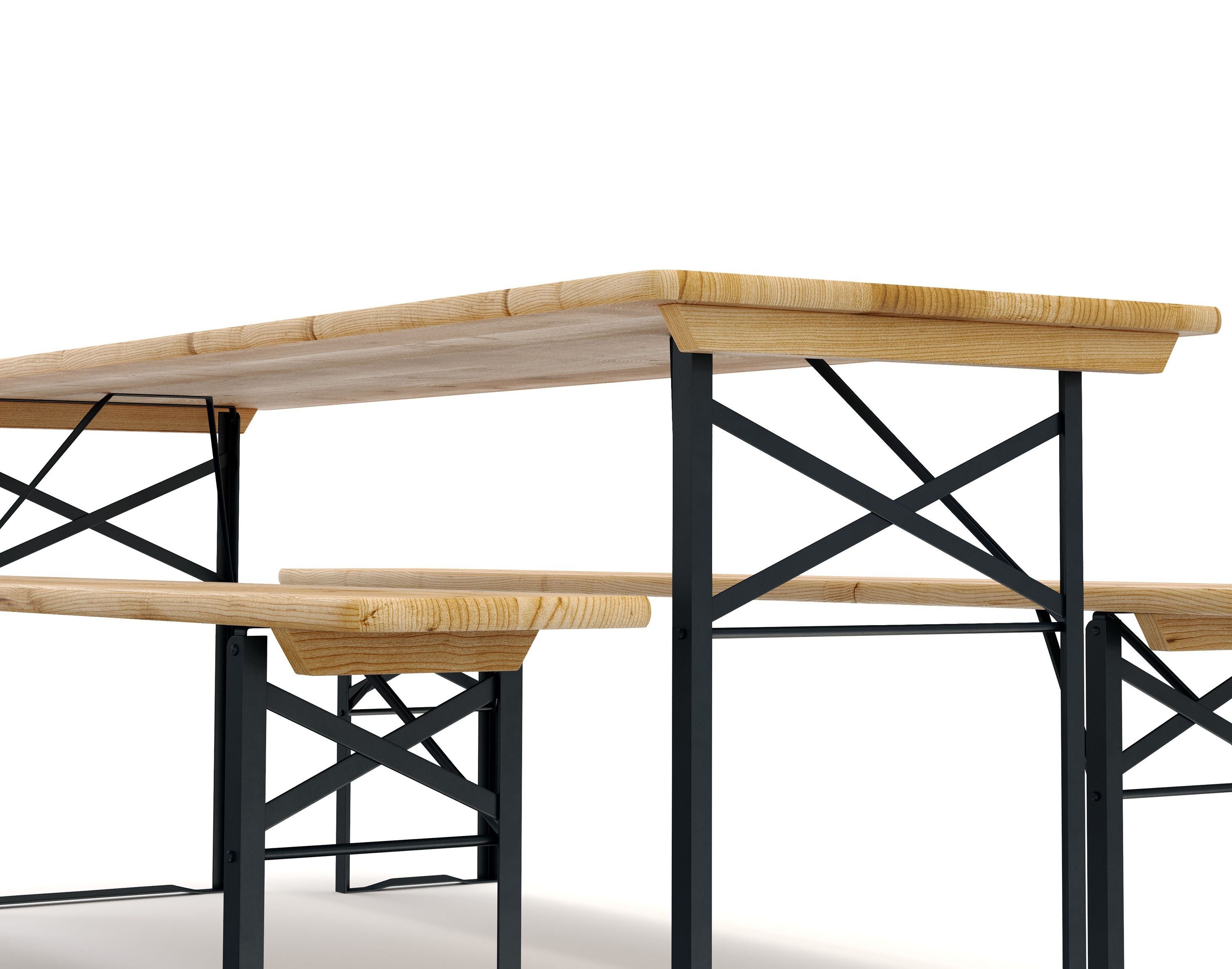 Festbank Bierzeltgarnitur 177 x 46/23 cm