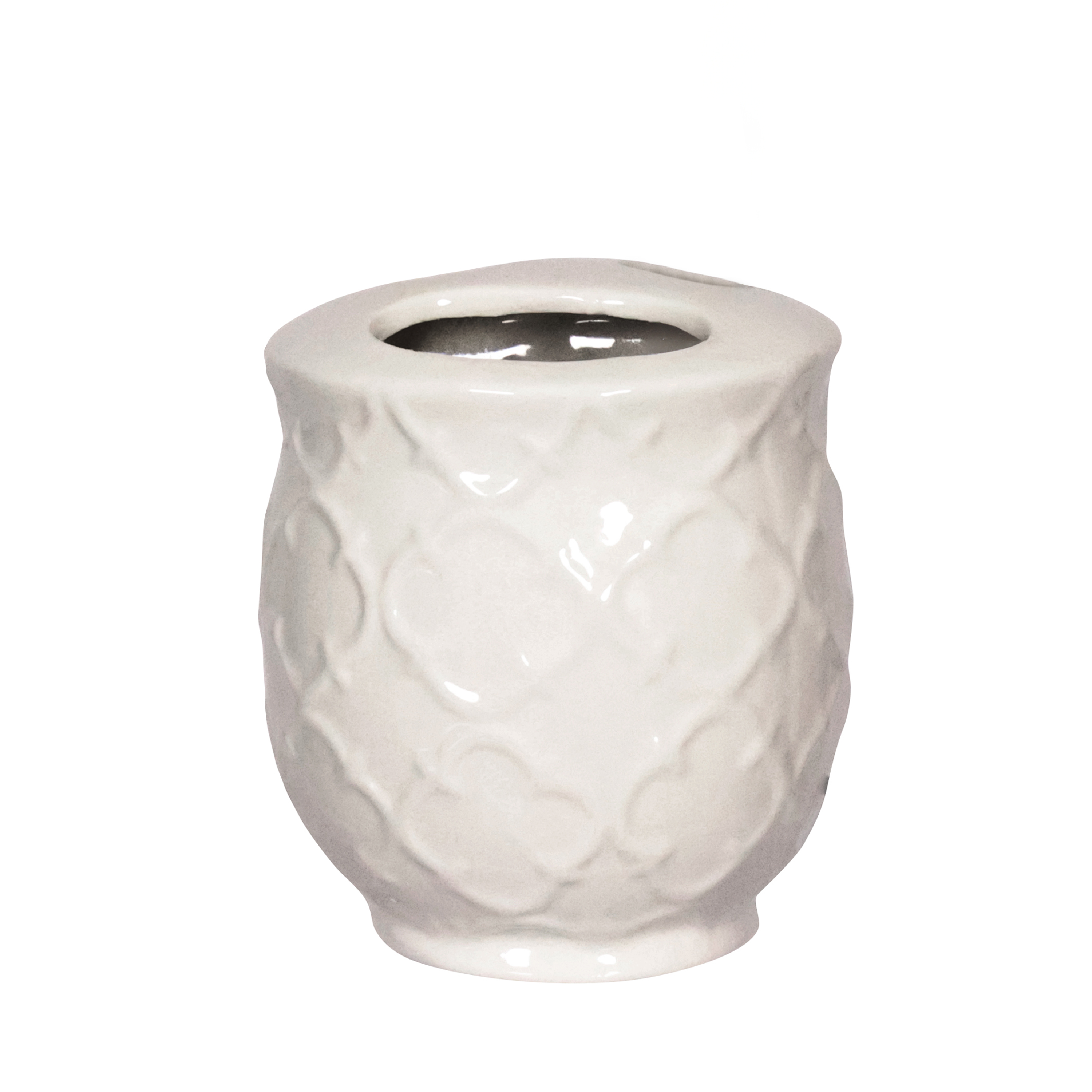 Badezimmer Set Keramik 4-teilig weiss