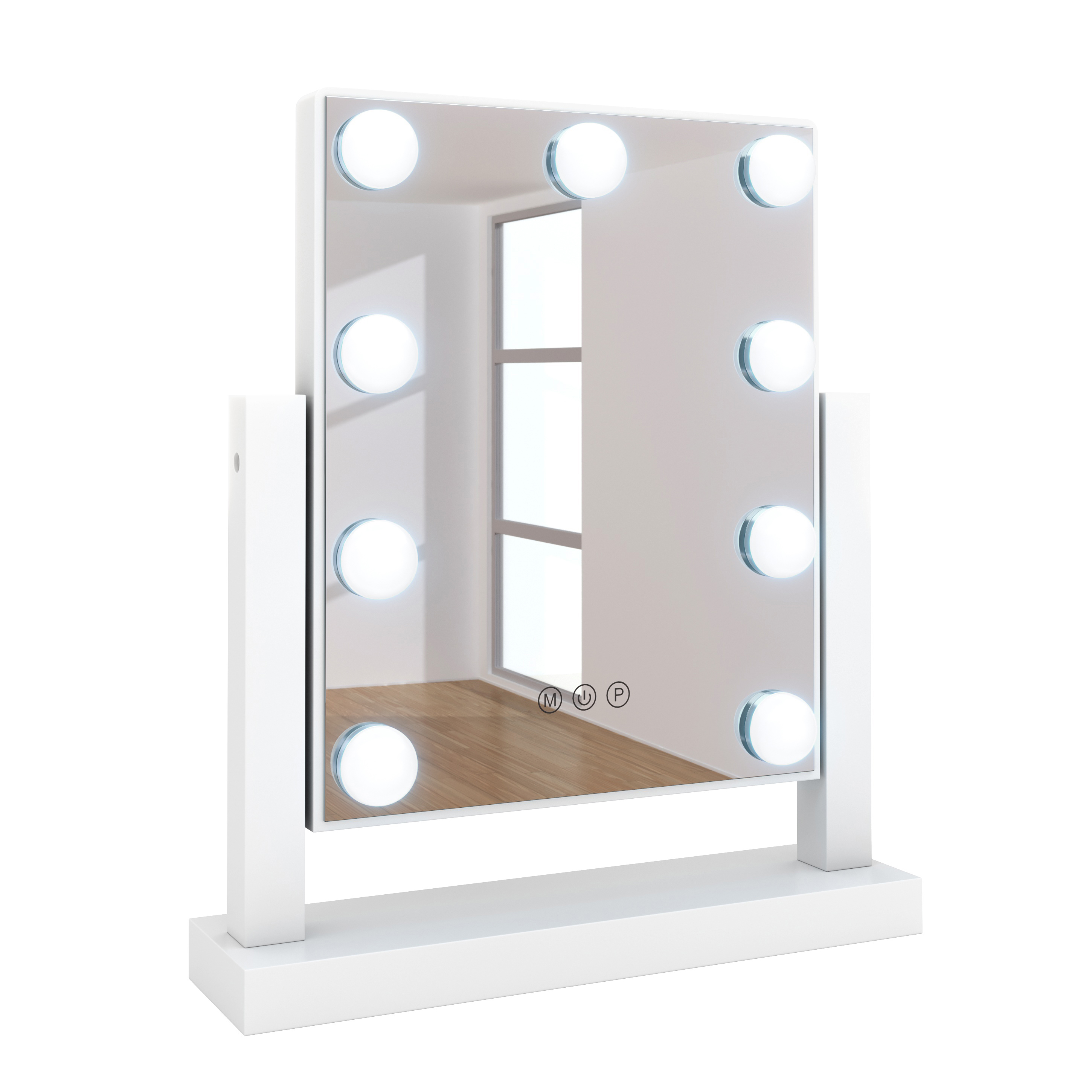 LED Spiegel MAELIN 29 x 6 x 36 cm weiss