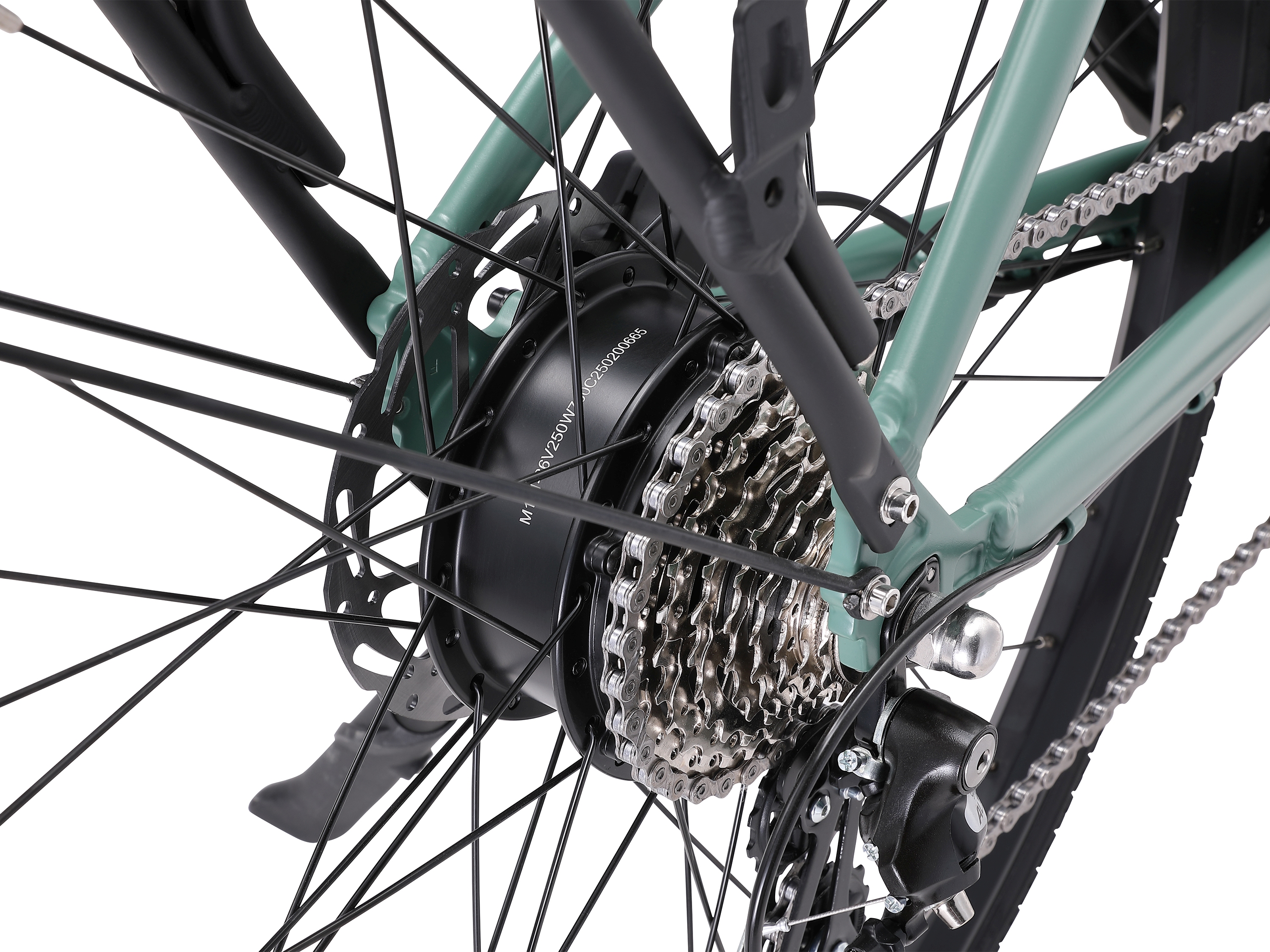 E-Bike Citybike CRUZE grün