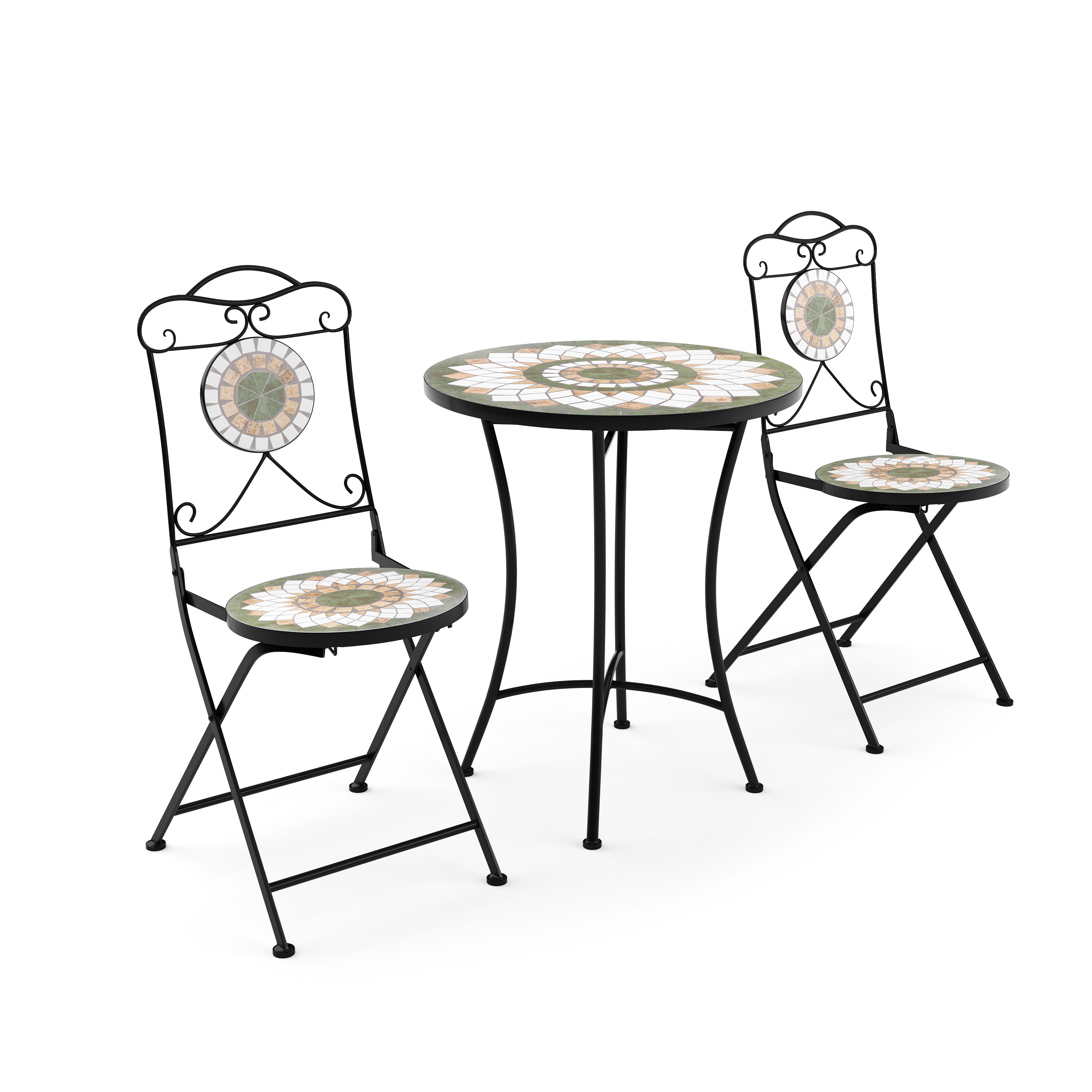Bistroset MOSAIK 3-teilig olive