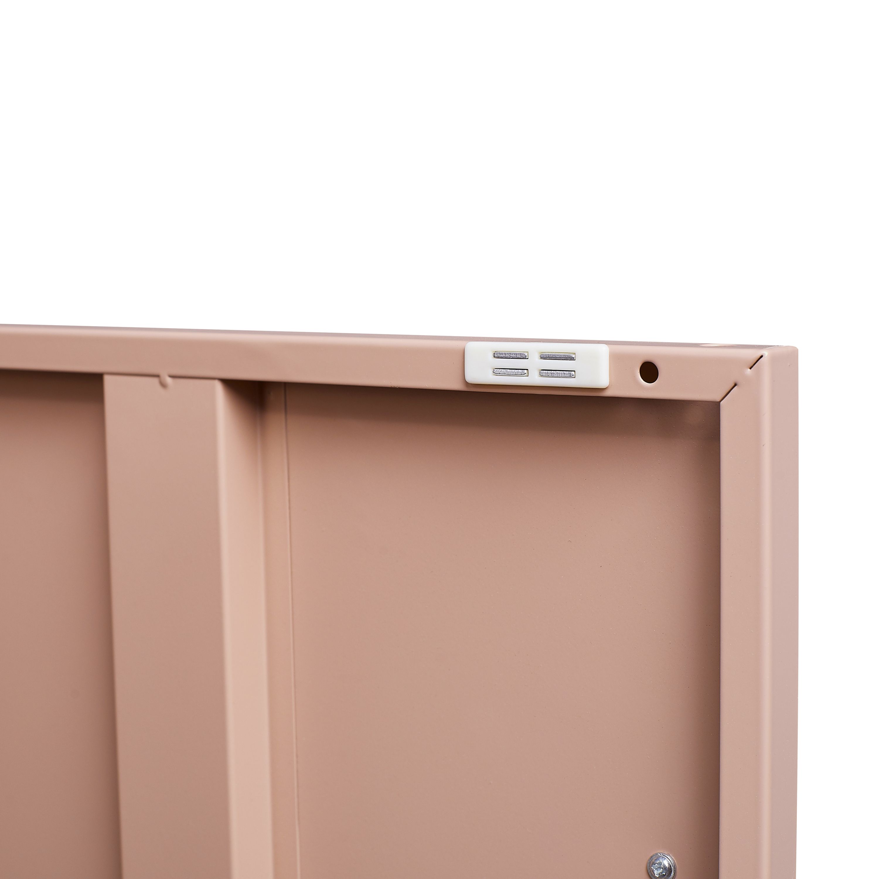 Sideboard Metall KLAUS 115 x 59 cm taupe