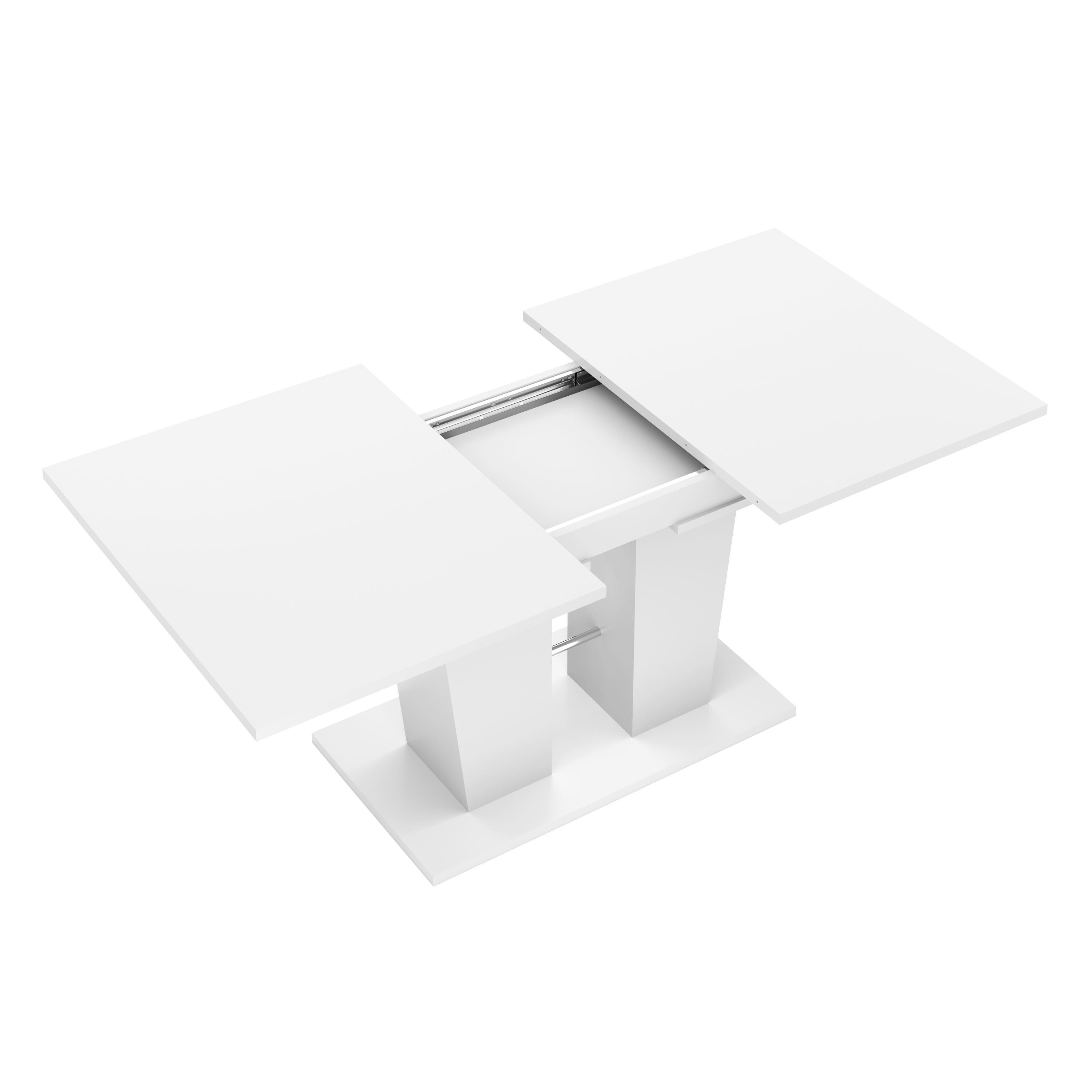 Esstisch ausziehbar VICTORIA 140/180 x 90 cm weiss