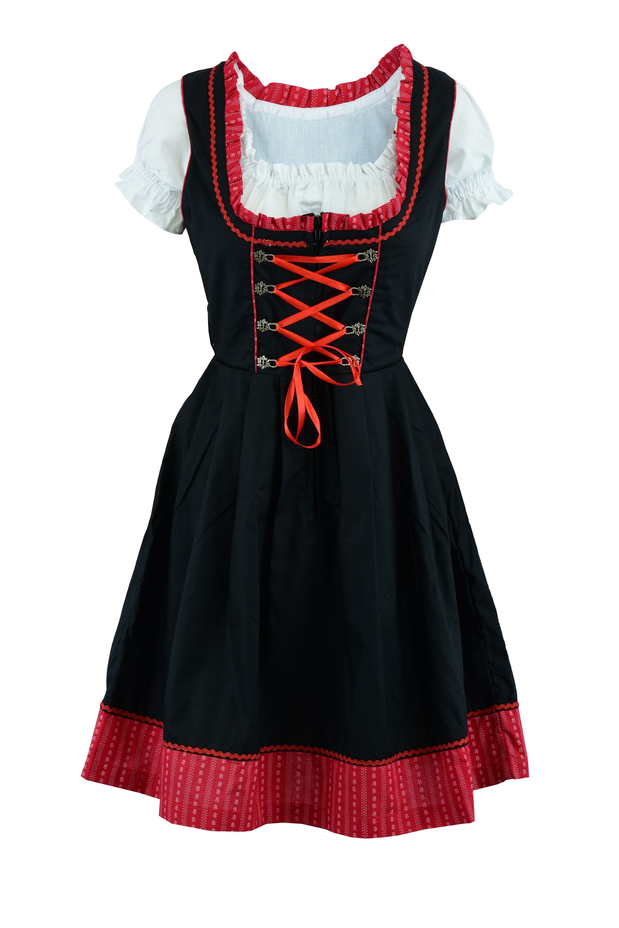 Dirndl Kleid rot Grösse 36