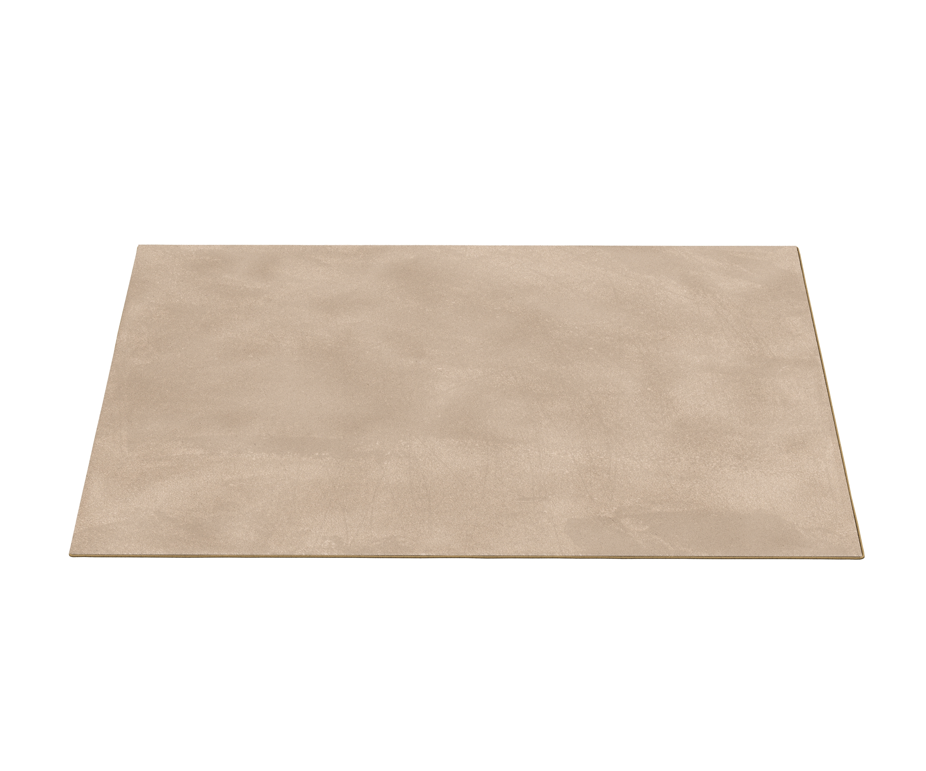 Kurzflor Teppich 160 x 220 cm beige