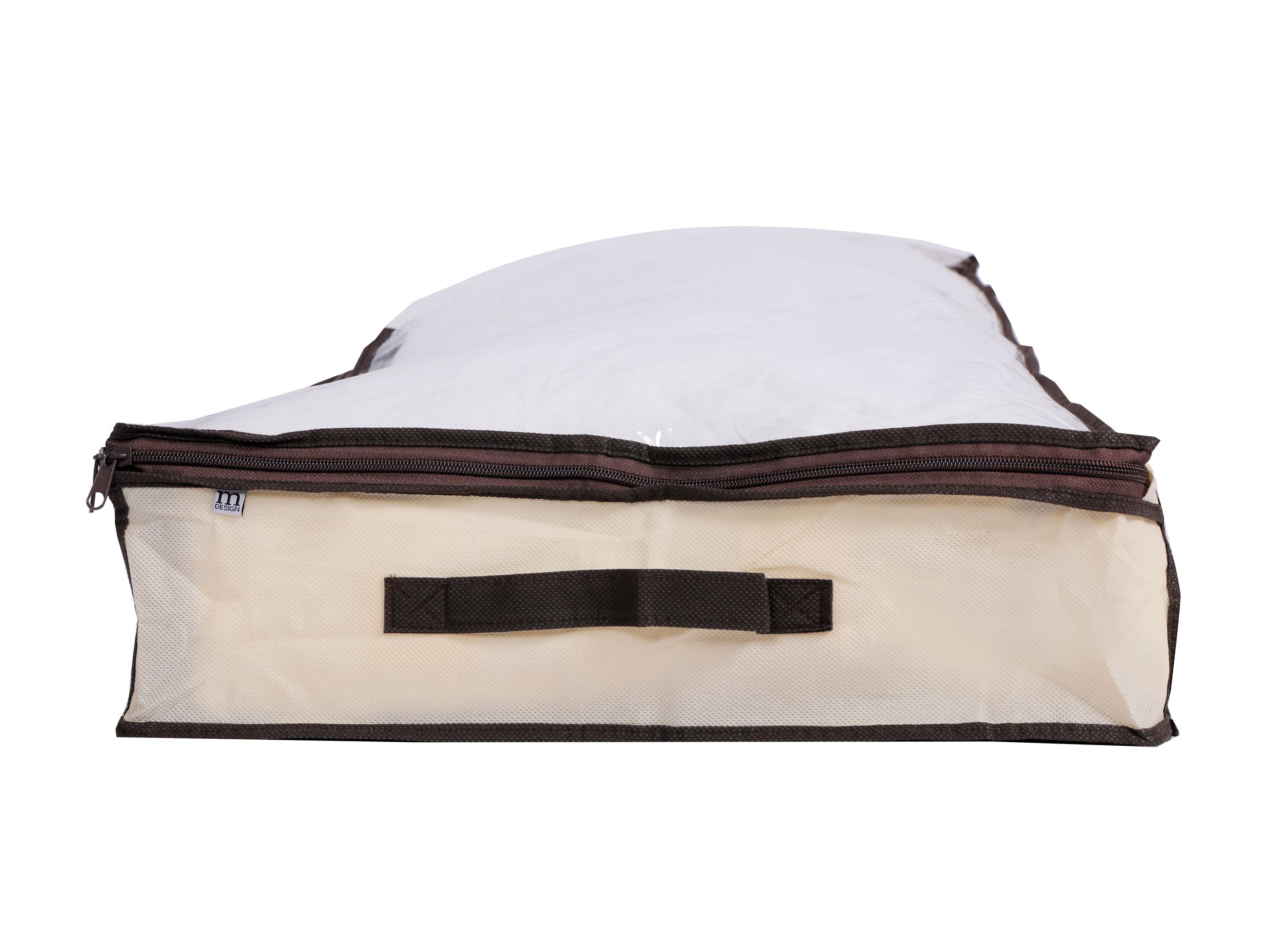 Aufbewahrungsbox Unterbettbox beige