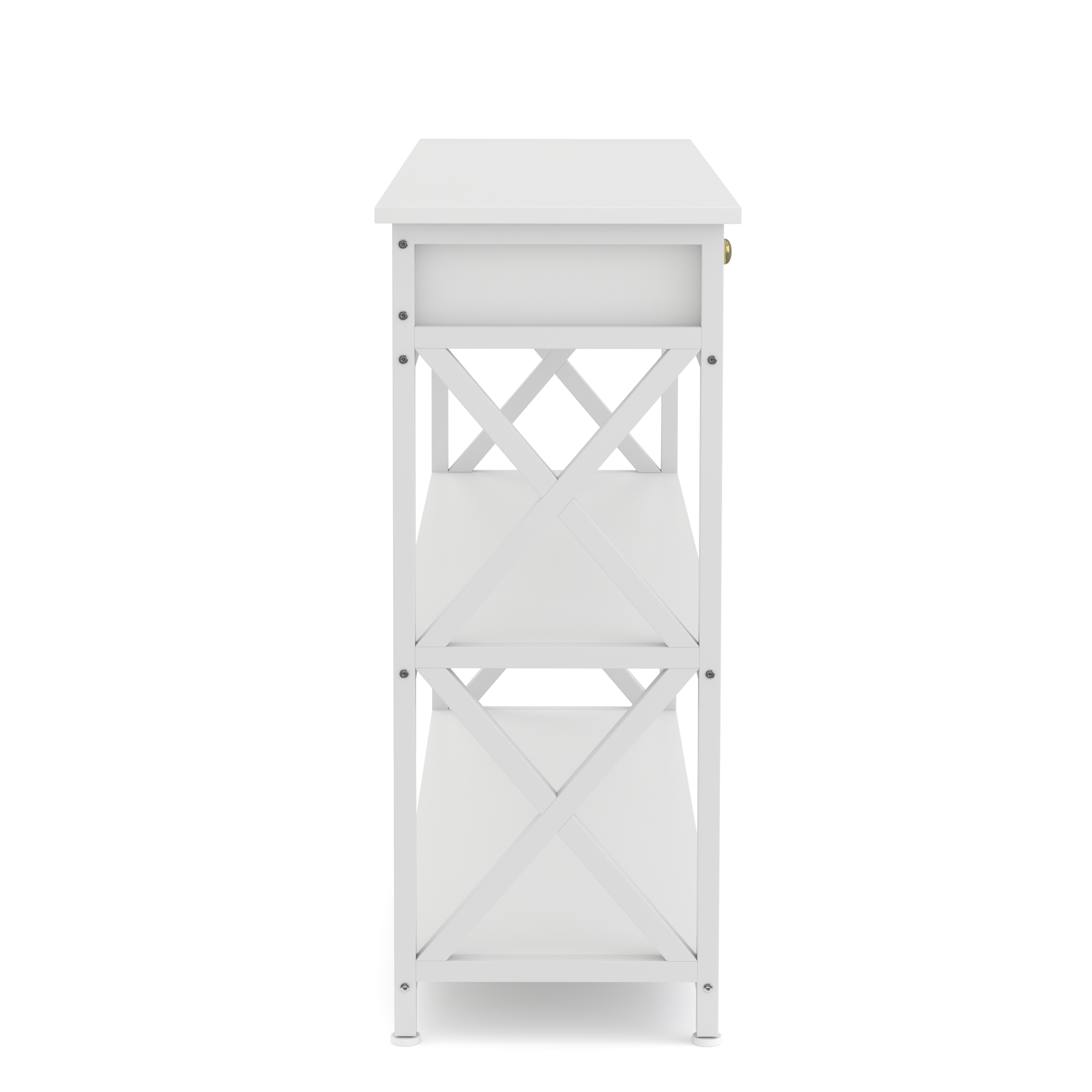 Konsolentisch EDMAR 100 x 80 cm weiss