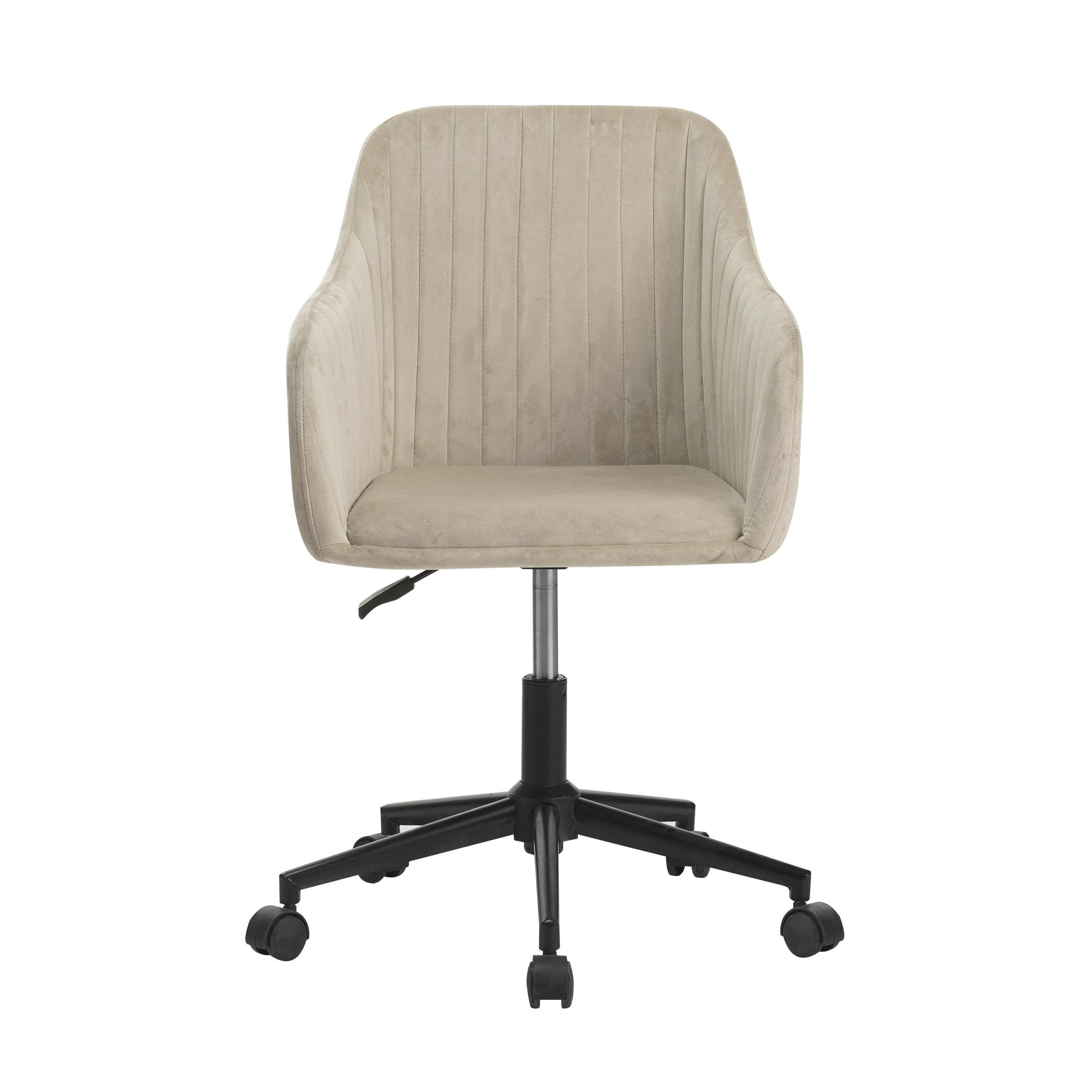 Bürostuhl Samt LEE beige