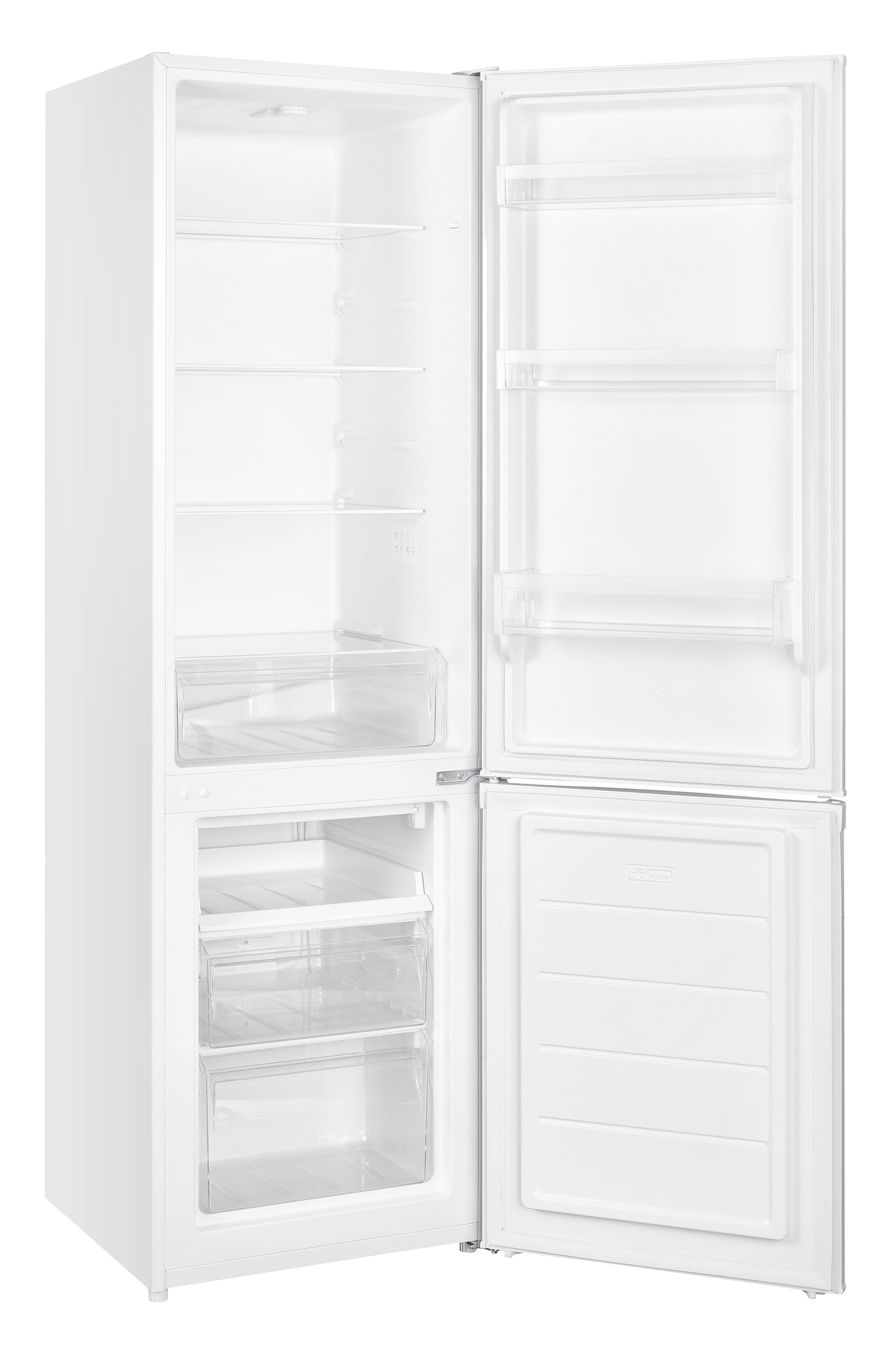 Kühlschrank mit Gefrierer 260L weiss
