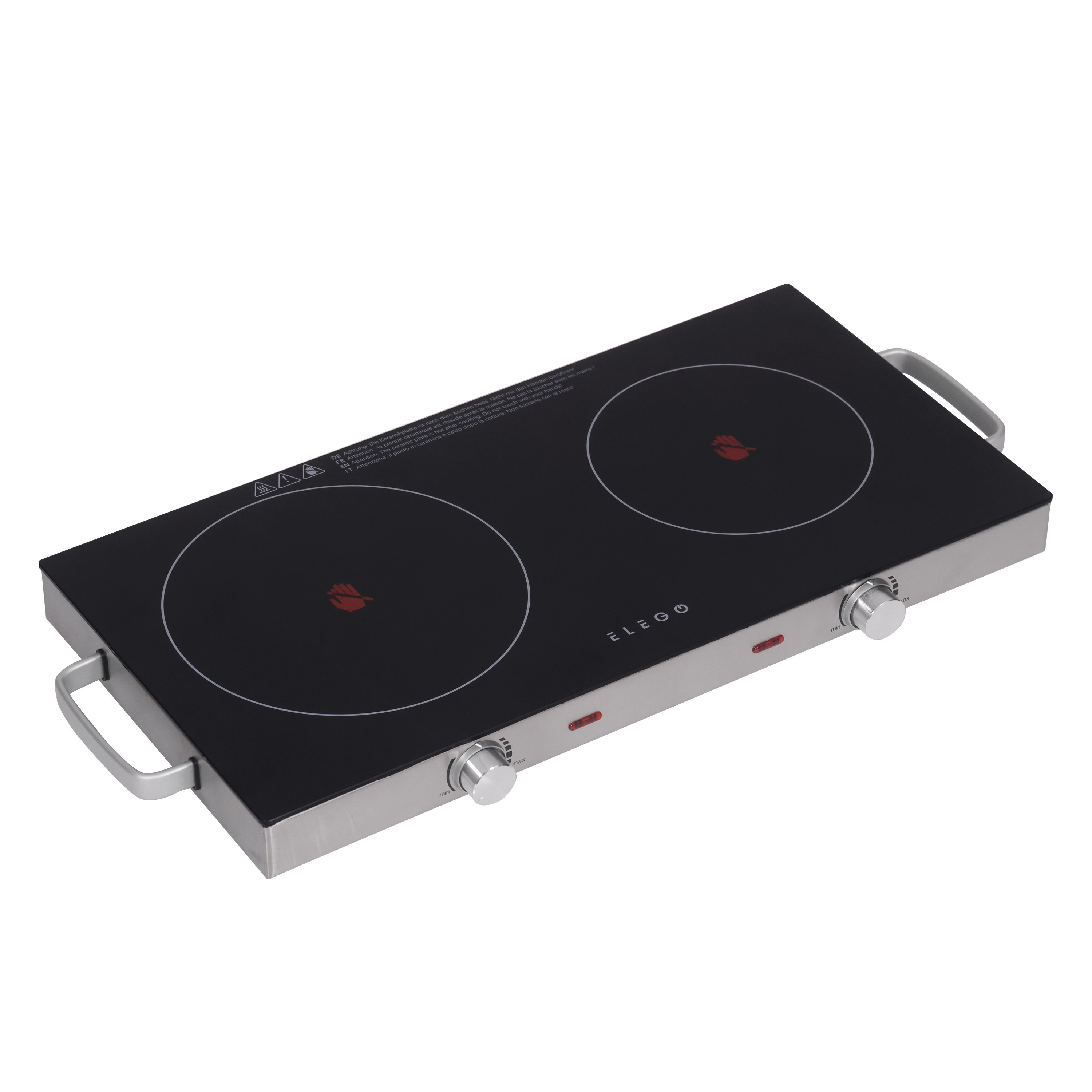 Kochplatte infrarot 2er Kochfeld 2800W